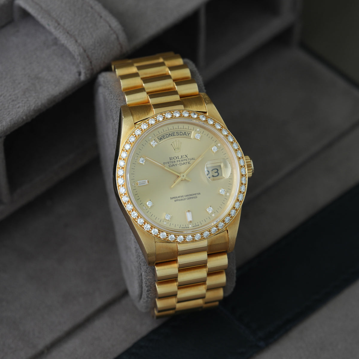 Rolex Day-Date 36 Ref. 18348 'Factory Diamond'