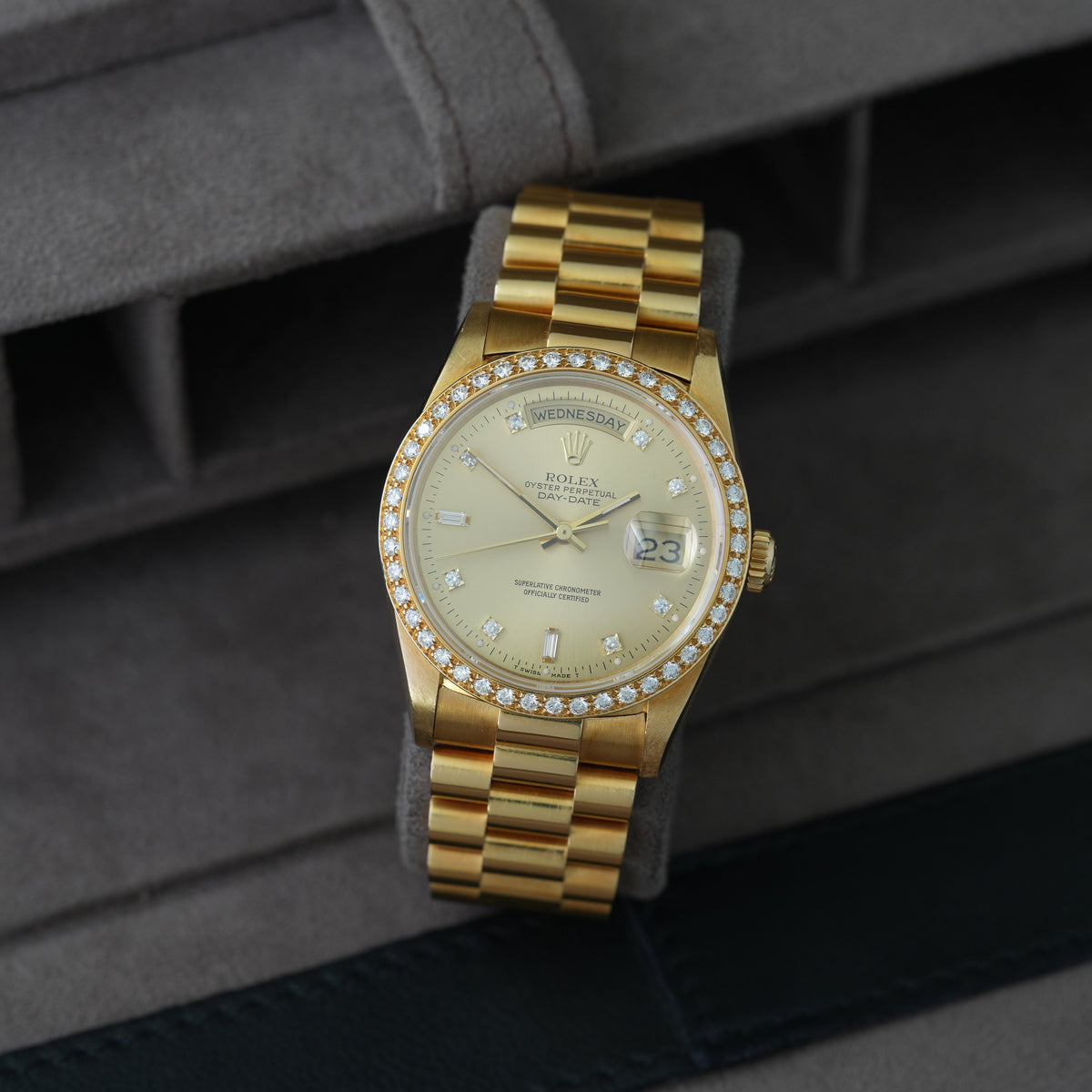 Rolex Day-Date 36 Ref. 18348 'Factory Diamond'