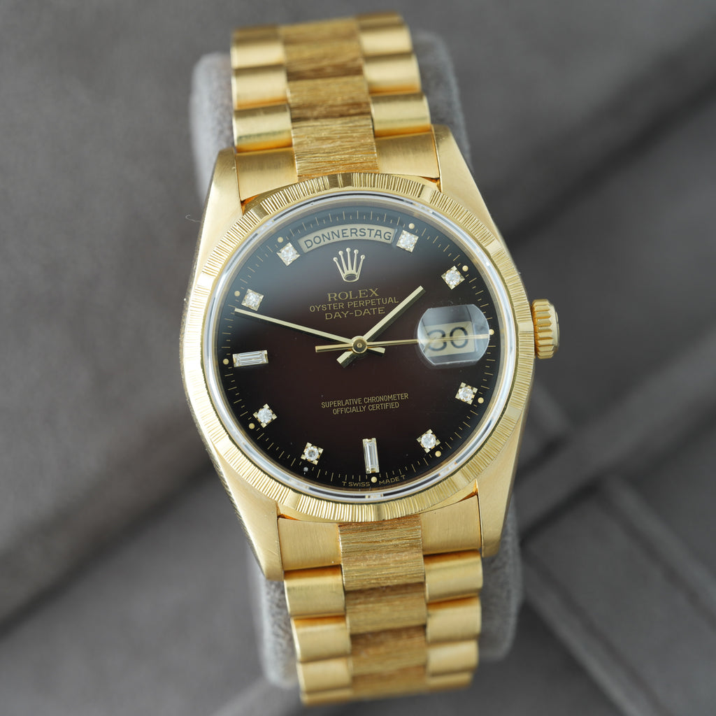 Rolex Day-Date 36 Ref. 18248 'Brown Vignette-Degrade Dial' RLX Service