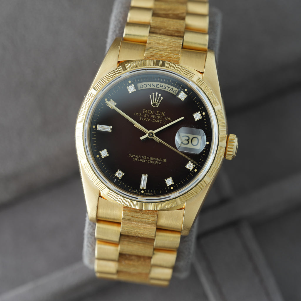 Rolex Day-Date 36 Ref. 18248 'Brown Vignette-Degrade Dial' RLX Service