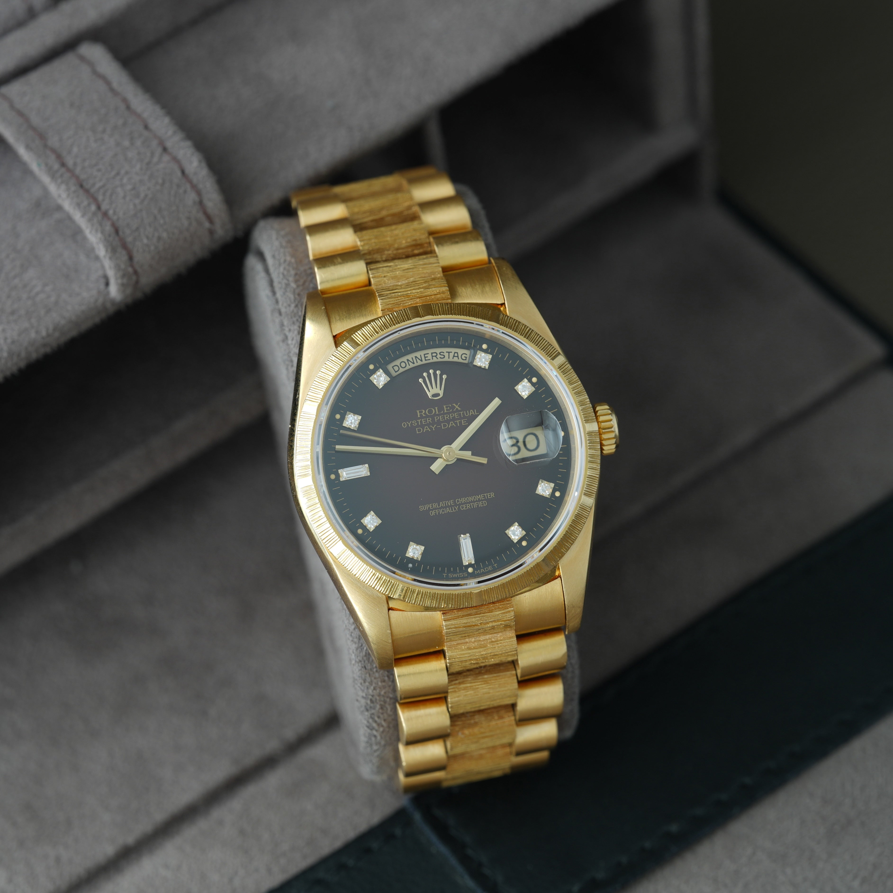 Rolex Day-Date 36 Ref. 18248 'Brown Vignette-Degrade Dial' RLX Service