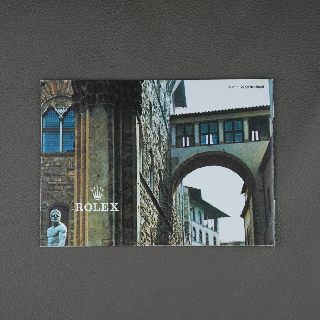Rolex Cellini 'King Midas' Booklet/Manual 80s