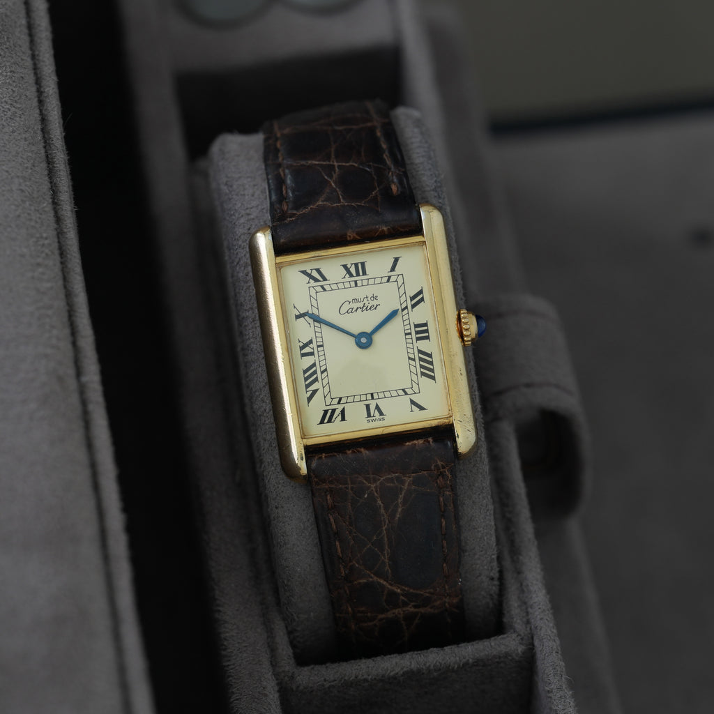 Cartier Tank Must Ref. 1615 '23x30mm' Folding Clasp'