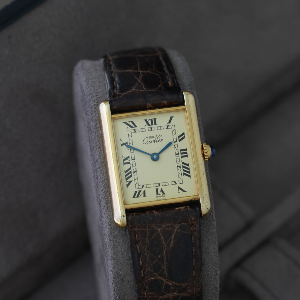 Cartier Tank Must Ref. 1615 '23x30mm' Folding Clasp'
