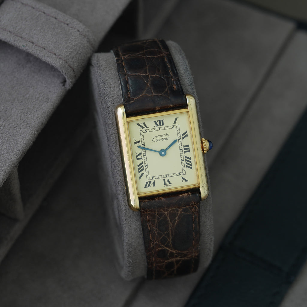 Cartier Tank Must Ref. 1615 '23x30mm' Folding Clasp'