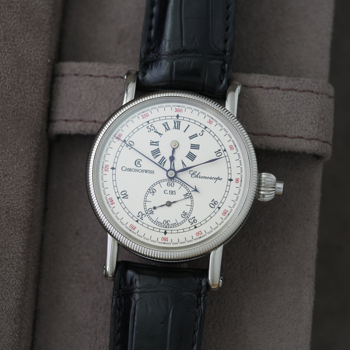 Chronoswiss Chronoscope Ref. Ch1523 'Box & Papiere' Monopusher