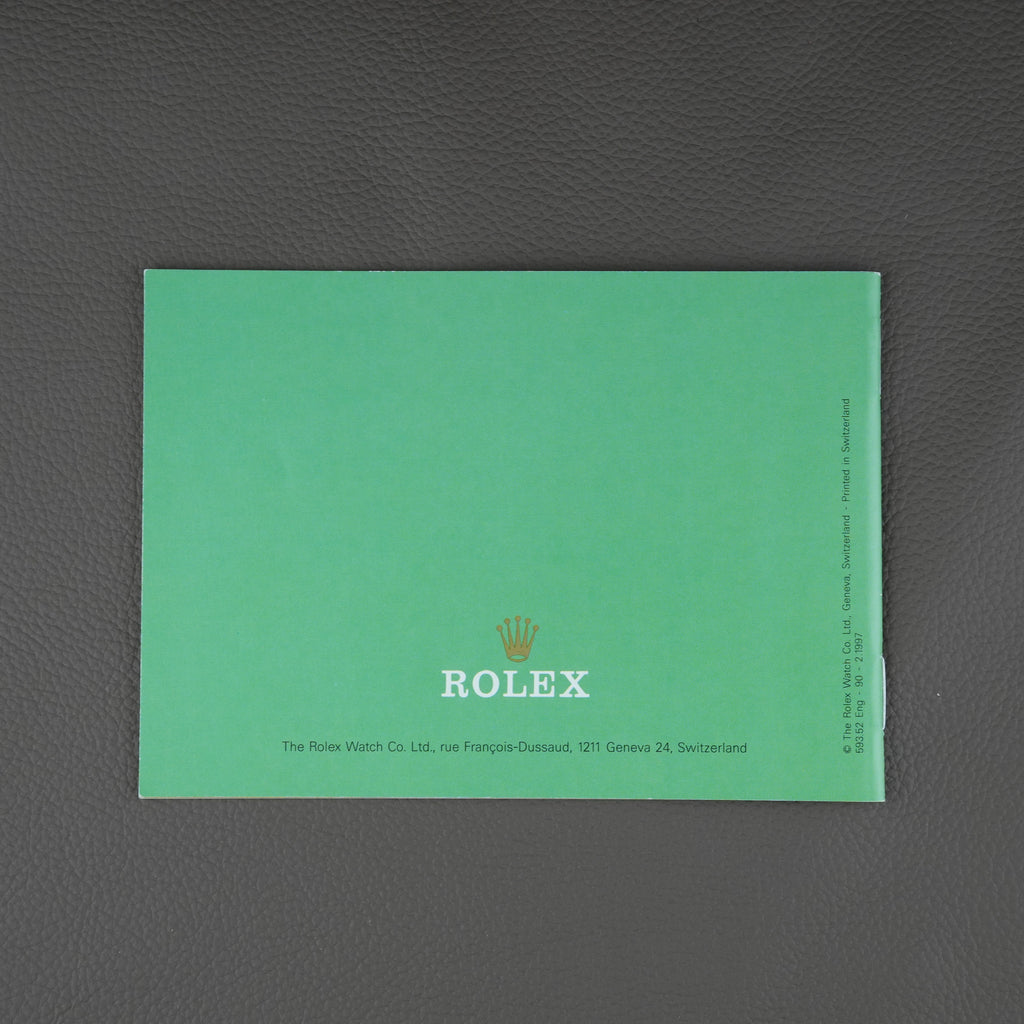 Rolex Datejust 80s 90s Booklets / Manuals 16013/16014/16233/16234 etc.