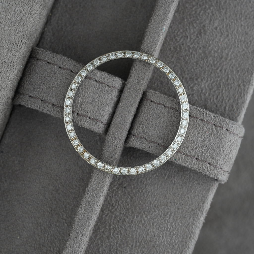 Rolex Lünette Weissgold mit Diamant Besatz für Datejust 36 und Day-Date 36