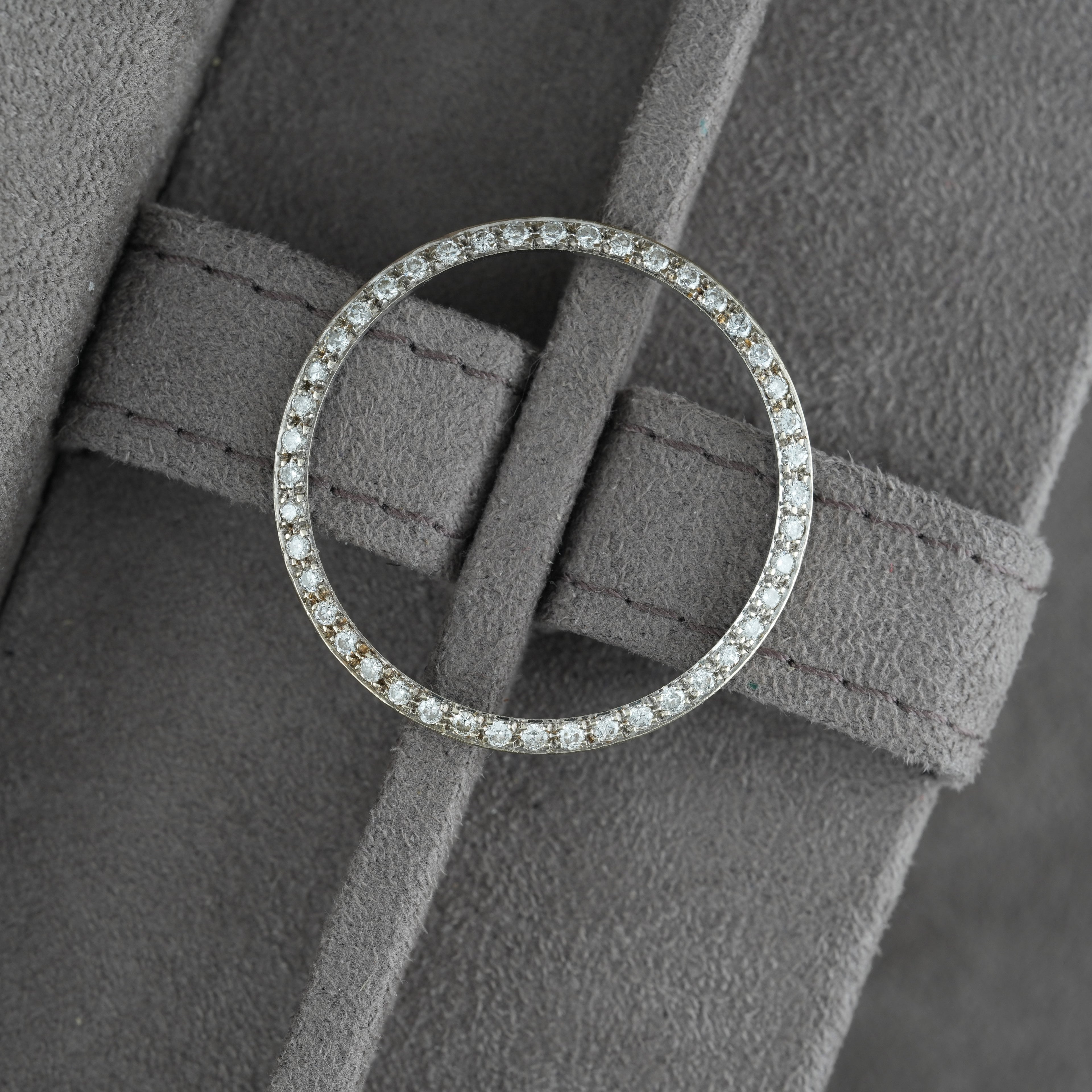 Rolex Lünette Weissgold mit Diamant Besatz für Datejust 36 und Day-Date 36