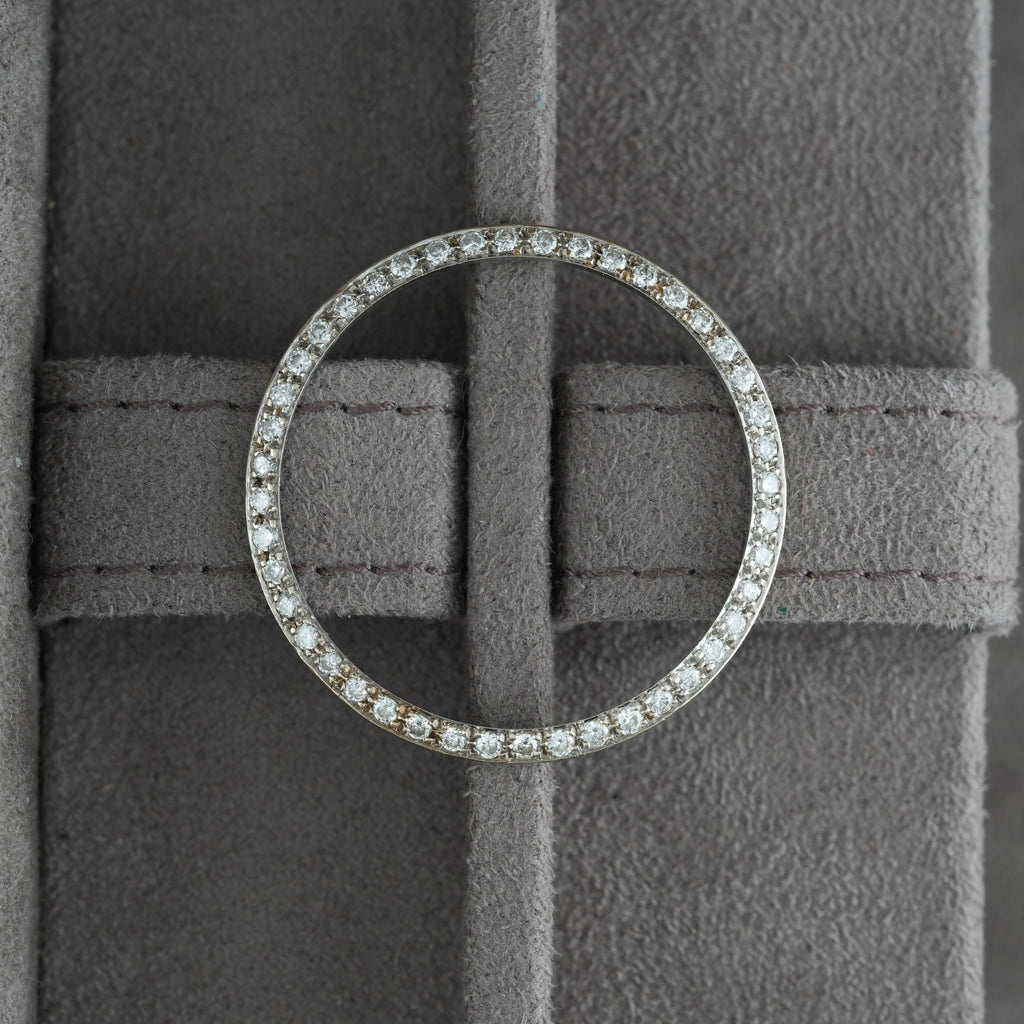 Rolex Lünette Weissgold mit Diamant Besatz für Datejust 36 und Day-Date 36