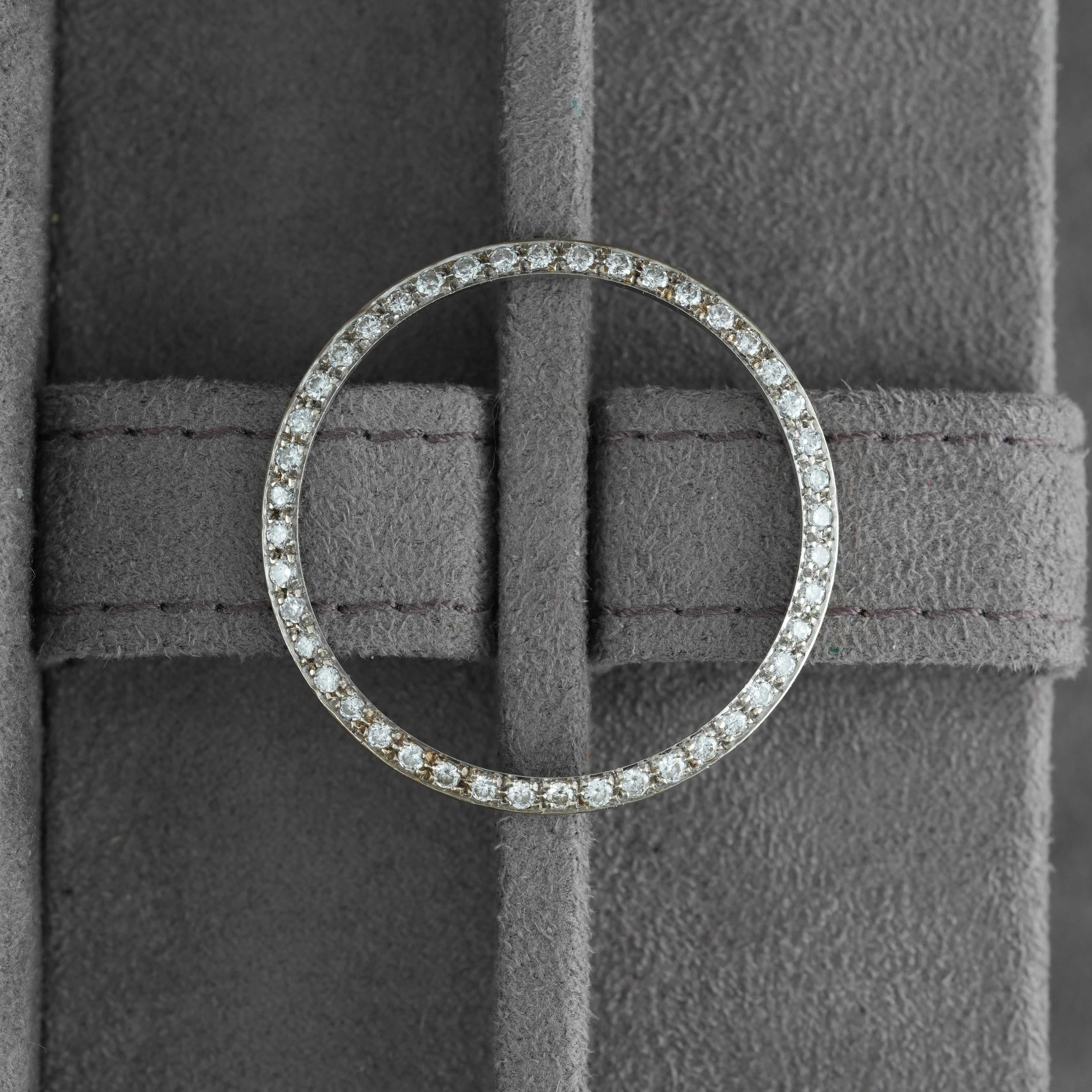 Rolex Lünette Weissgold mit Diamant Besatz für Datejust 36 und Day-Date 36
