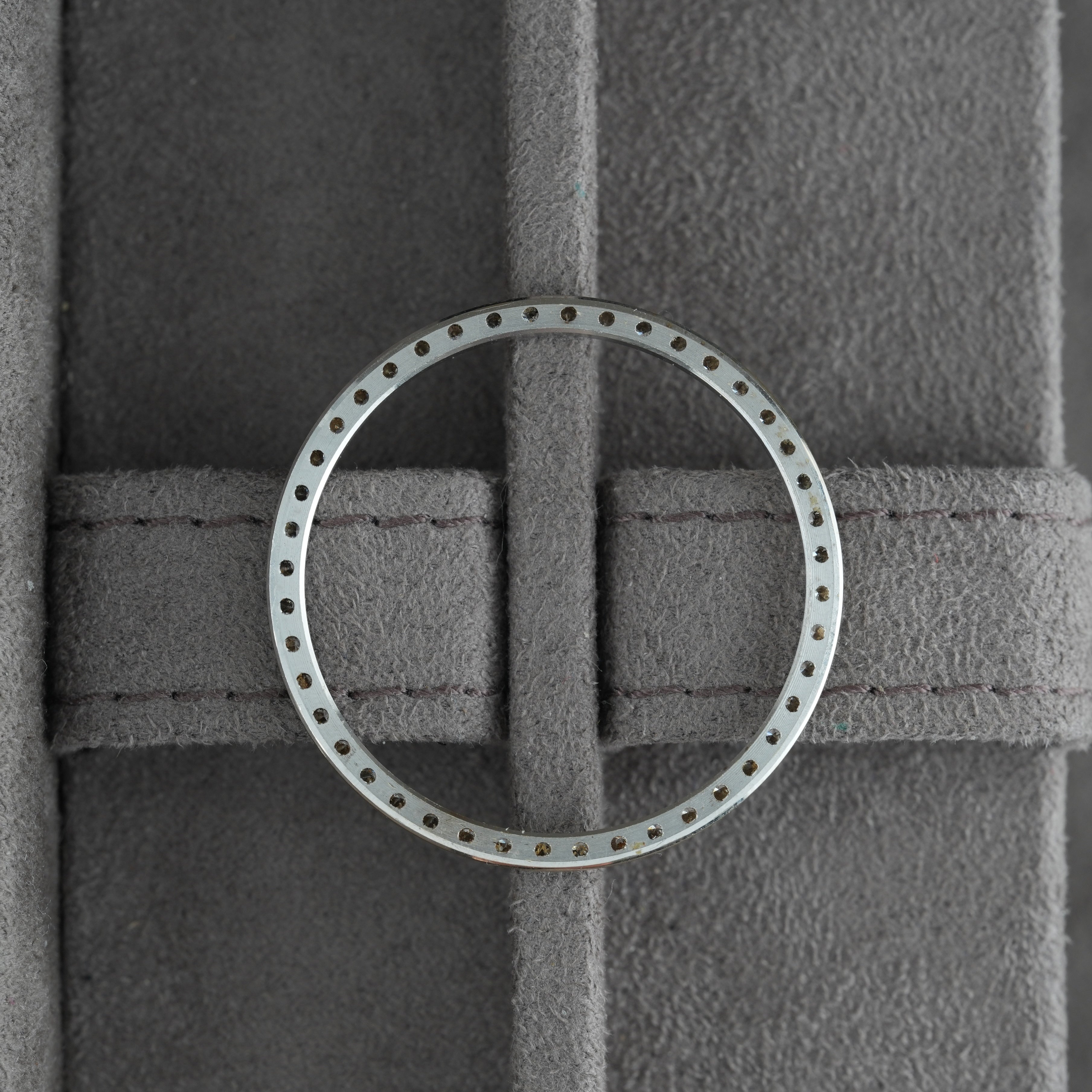 Rolex Lünette Weissgold mit Diamant Besatz für Datejust 36 und Day-Date 36