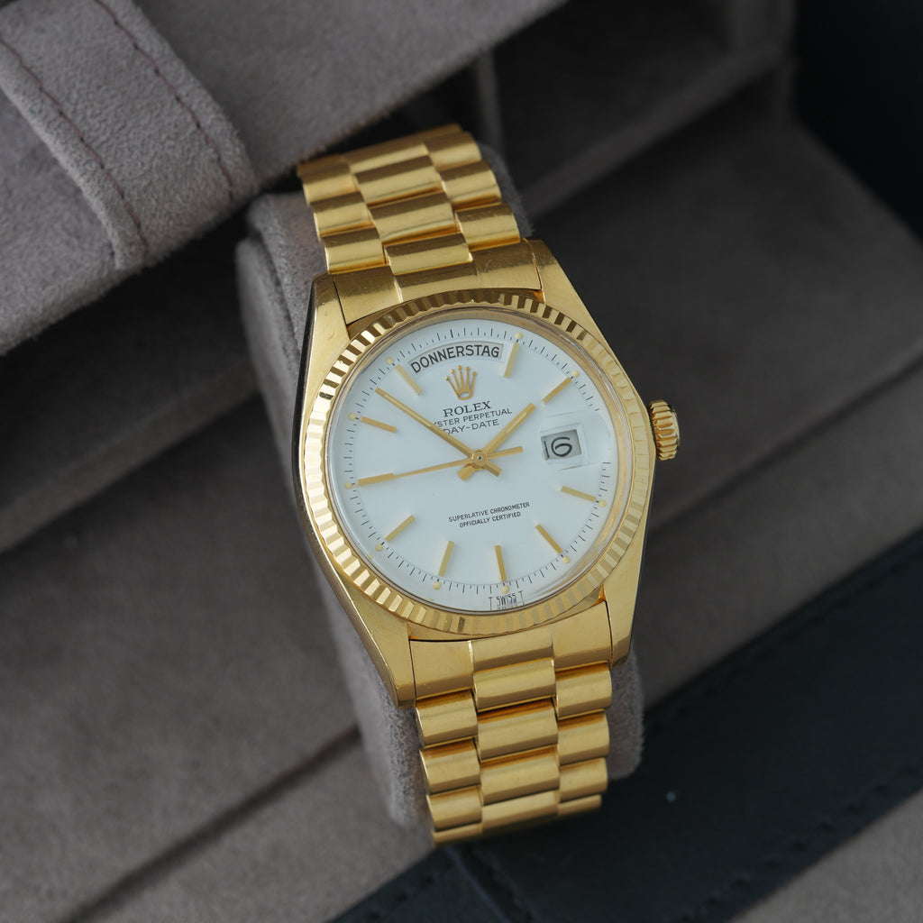 Rolex Day-Date 36 Ref. 1803/8 'Pie Pan' 1976 'Unpolished Thick Case'