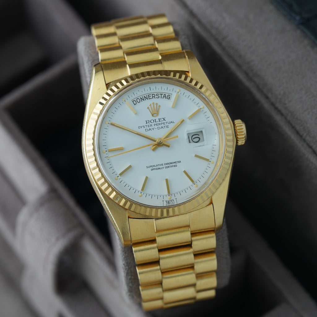 Rolex Day-Date 36 Ref. 1803/8 'Pie Pan' 1976 'Unpolished Thick Case'