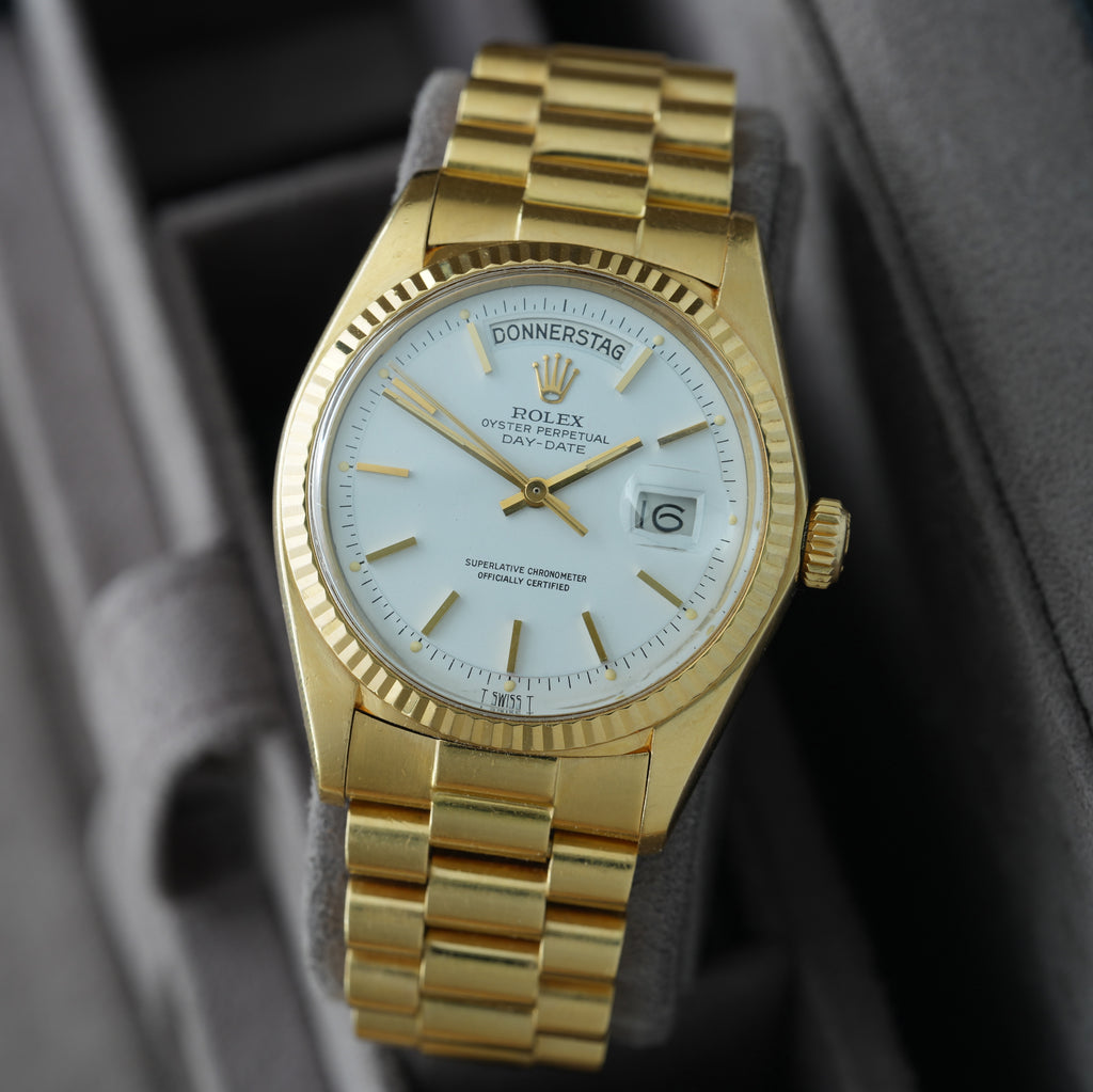 Rolex Day-Date 36 Ref. 1803/8 'Pie Pan' 1976 'Unpolished Thick Case'