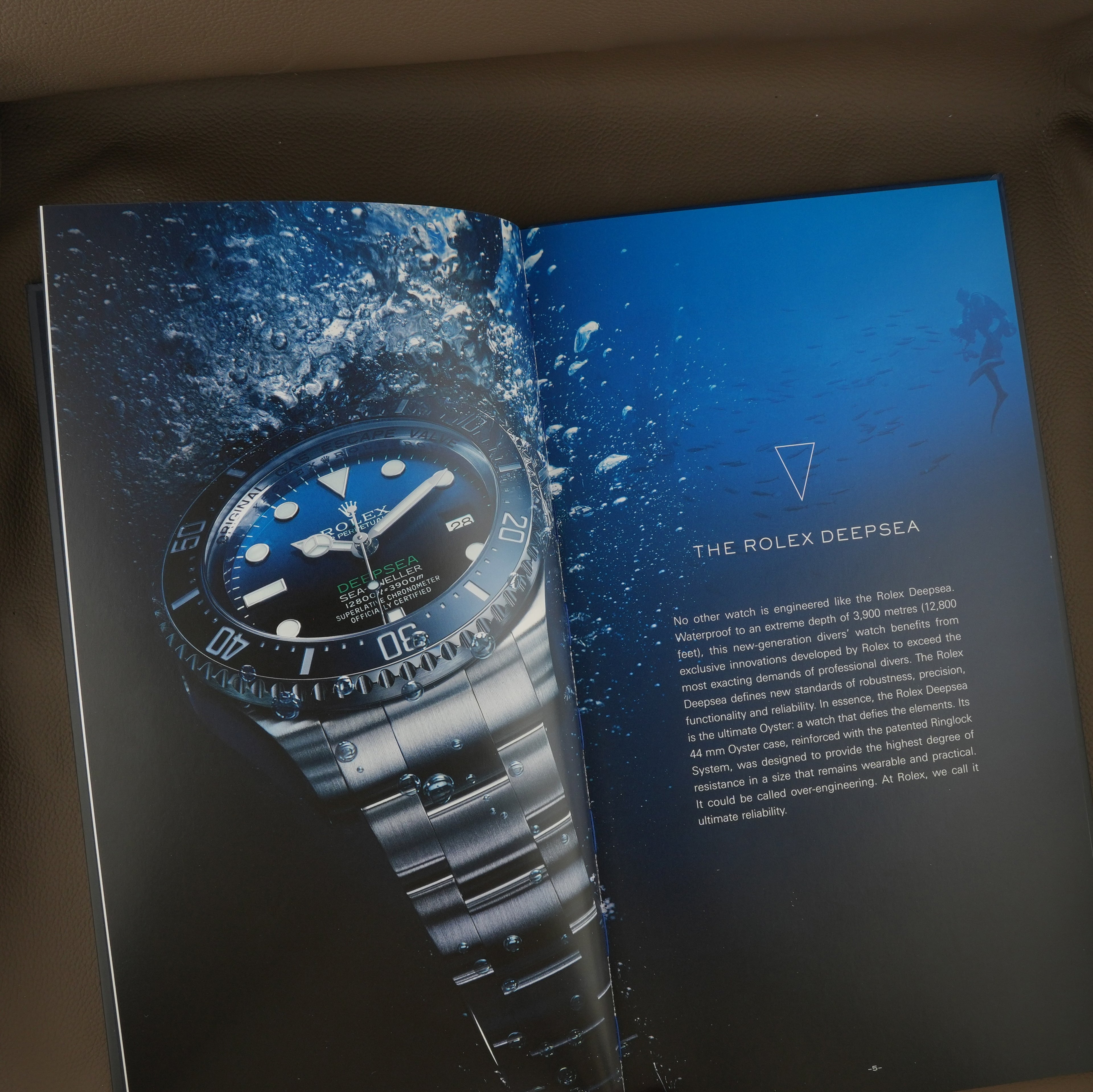 Rolex Sea-Dweller Deepsea Buch/Book 'The last Frontier' Tablebook' English