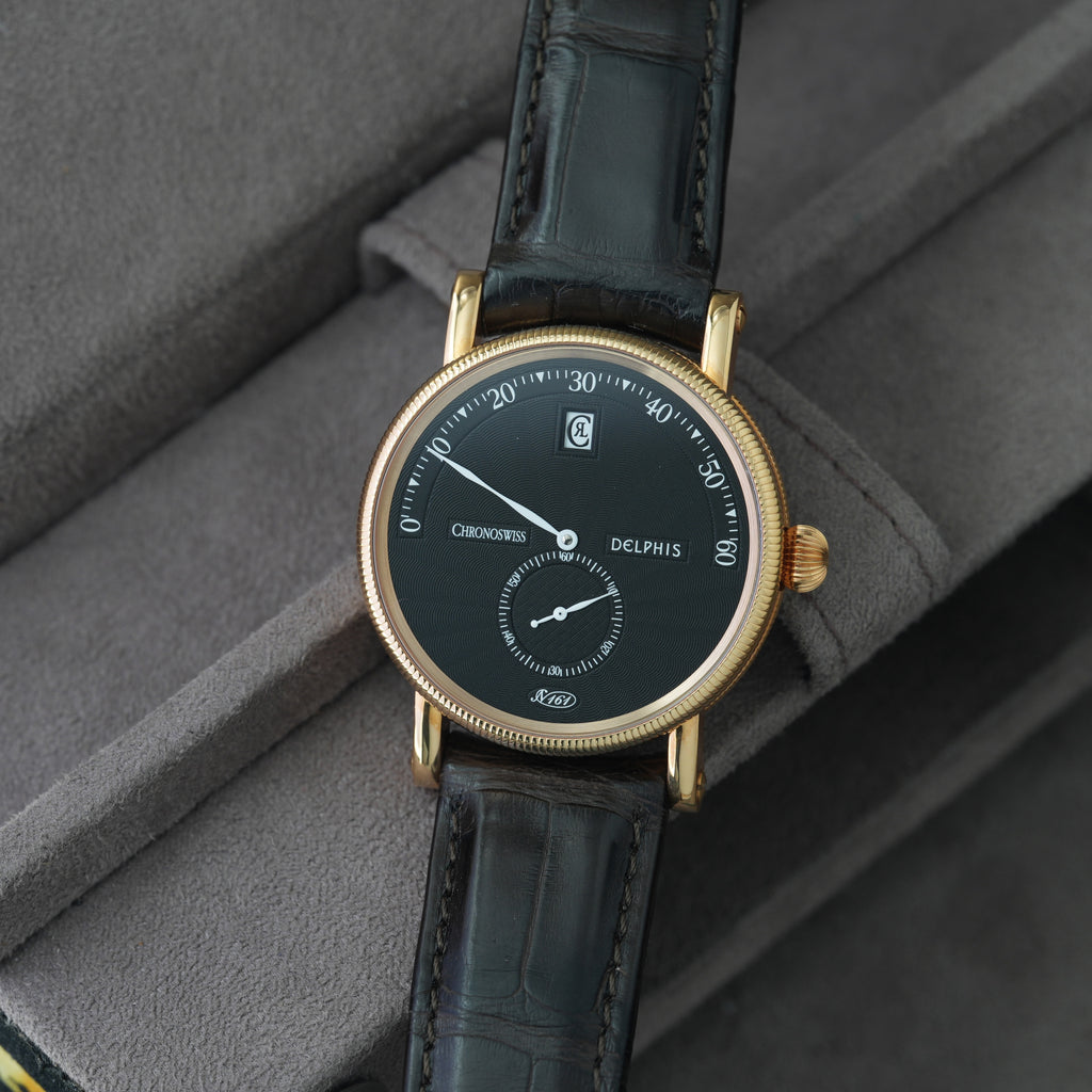 Chronoswiss Delphis Ref. CH1421R 'NOS' 18k Rose Gold 'Full Set'