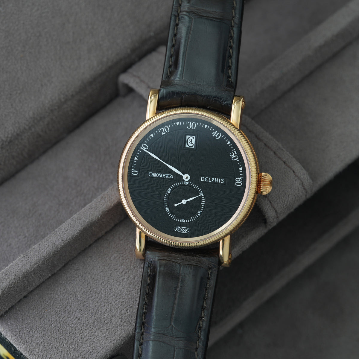 Chronoswiss Delphis Ref. CH1421R 'NOS' 18k Rose Gold 'Full Set'