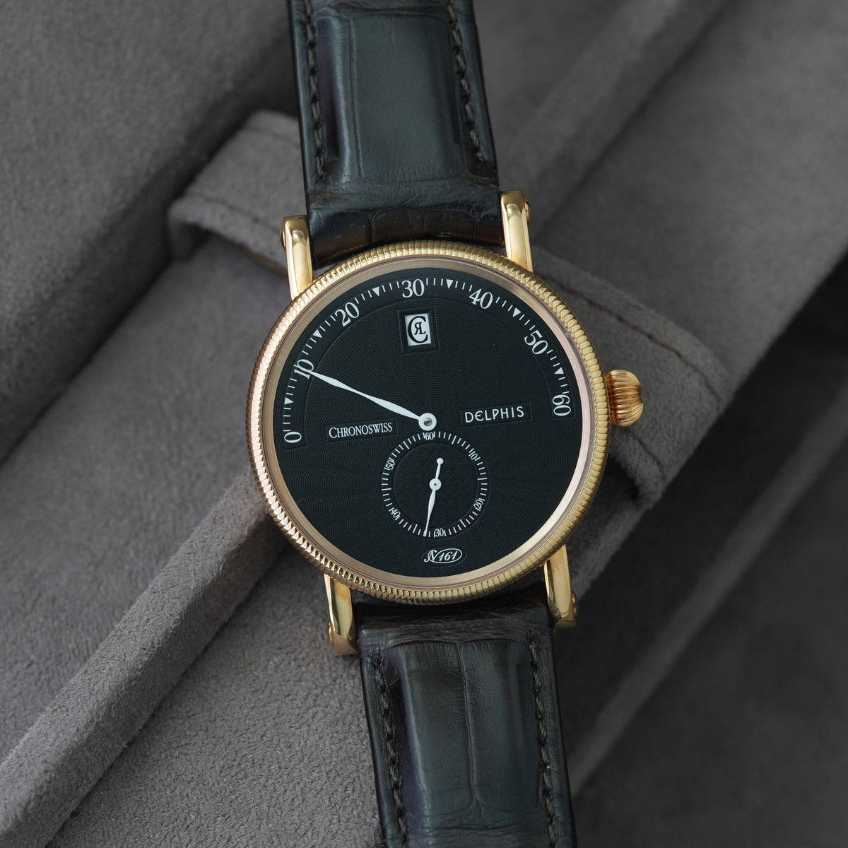 Chronoswiss Delphis Ref. CH1421R 'NOS' 18k Rose Gold 'Full Set'