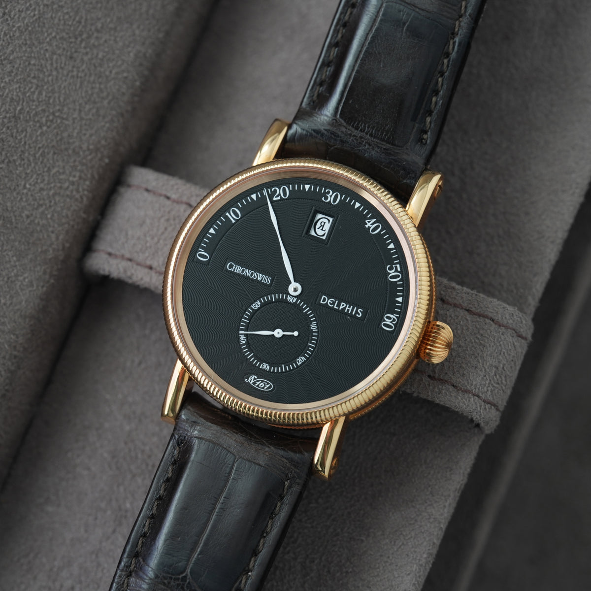 Chronoswiss Delphis Ref. CH1421R 'NOS' 18k Rose Gold 'Full Set'