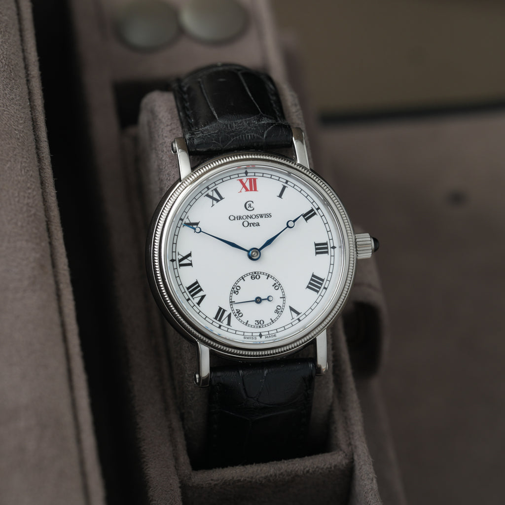 Chronoswiss Orea 36,5mm Ref. CH1163 'Box & Papiere' Emaille Dial