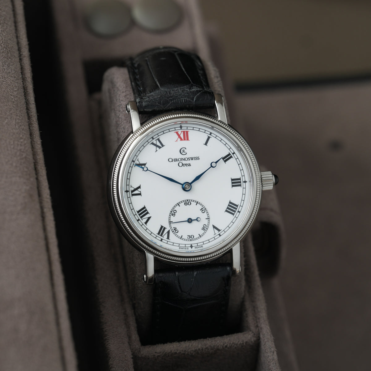Chronoswiss Orea 36,5mm Ref. CH1163 'Box & Papiere' Emaille Dial