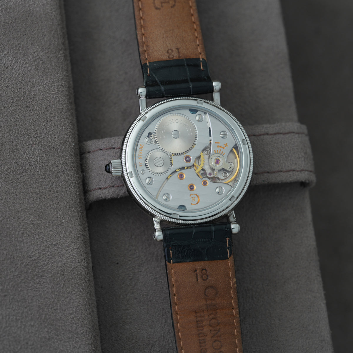 Chronoswiss Orea 36,5mm Ref. CH1163 'Box & Papiere' Emaille Dial