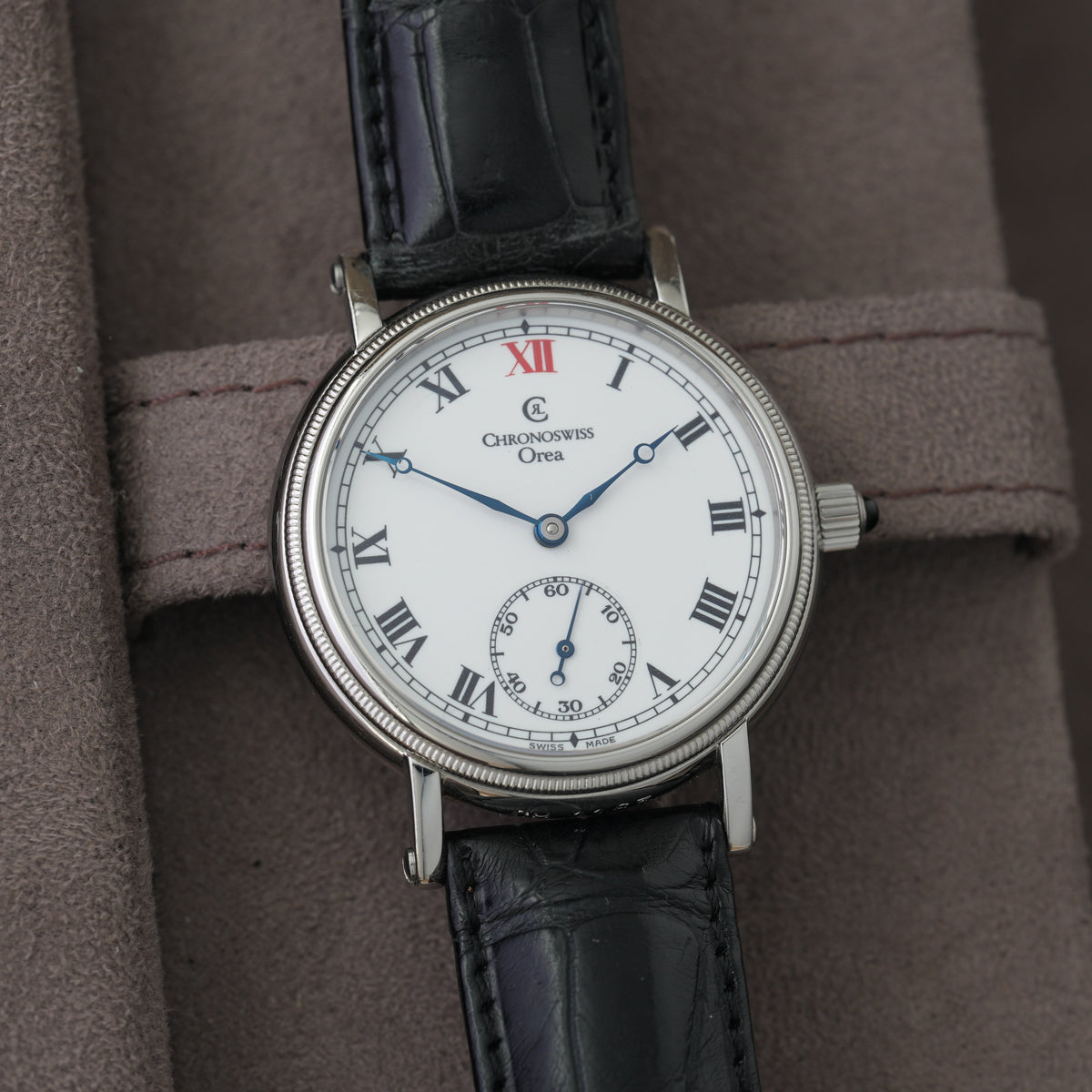 Chronoswiss Orea 36,5mm Ref. CH1163 'Box & Papiere' Emaille Dial