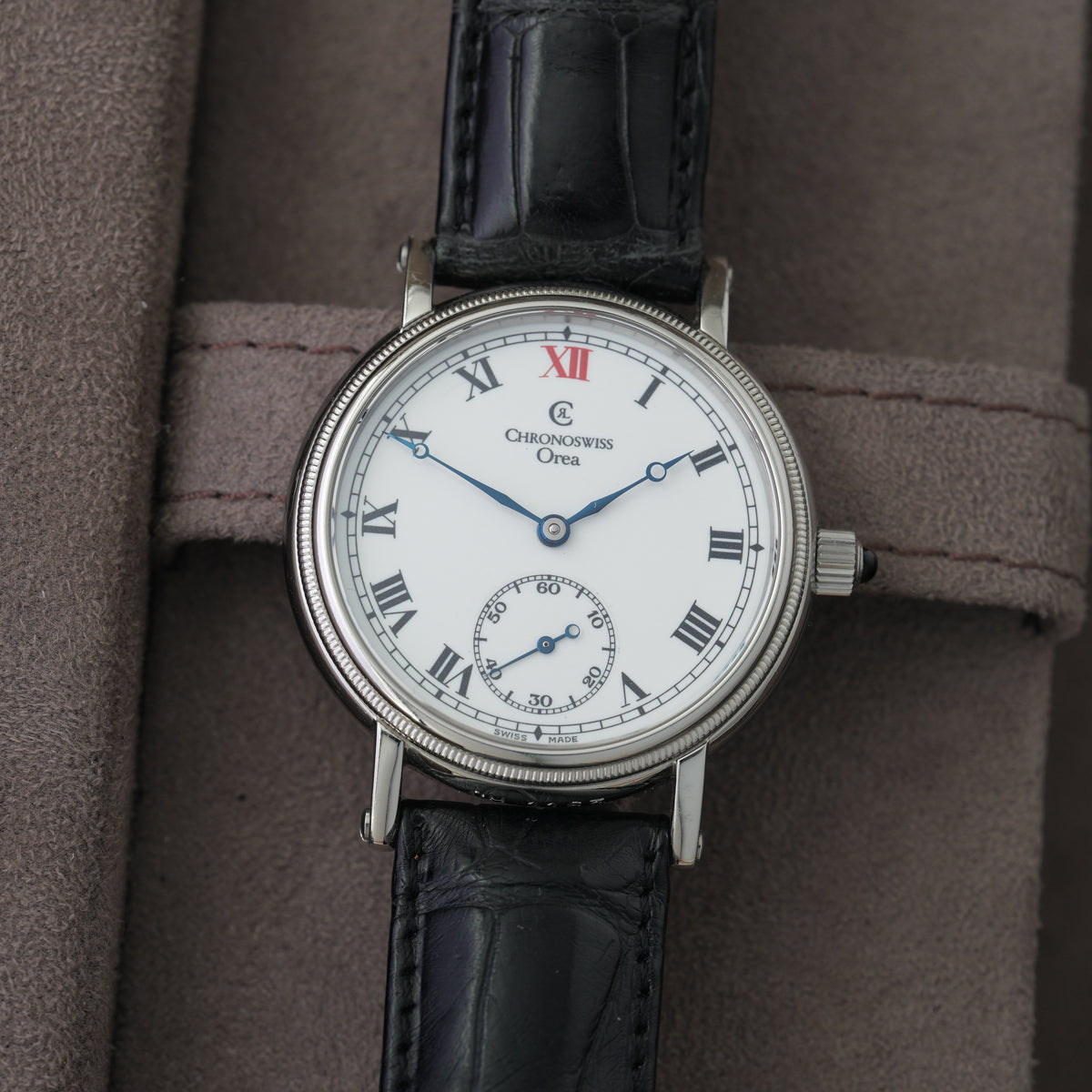 Chronoswiss Orea 36,5mm Ref. CH1163 'Box & Papiere' Emaille Dial