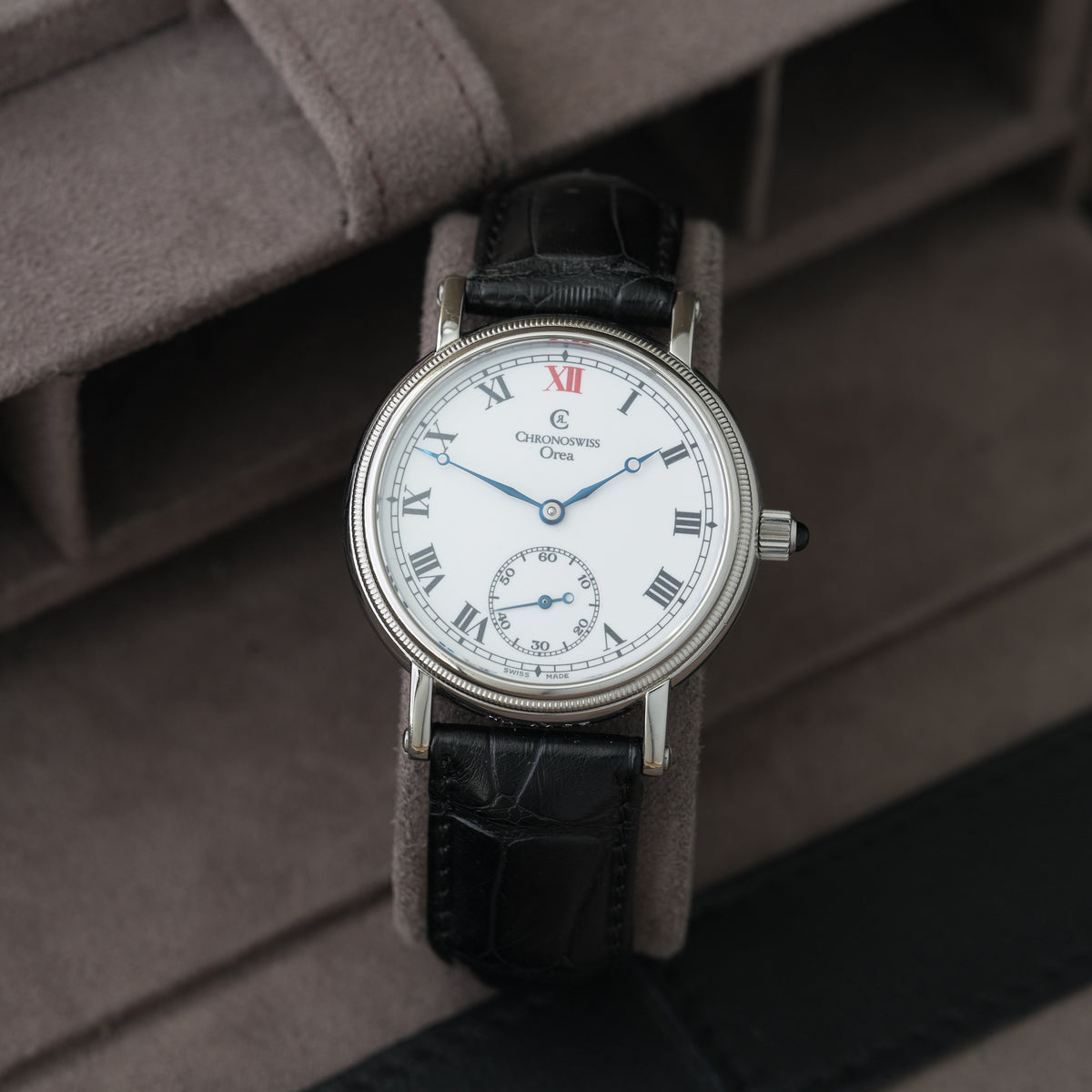 Chronoswiss Orea 36,5mm Ref. CH1163 'Box & Papiere' Emaille Dial