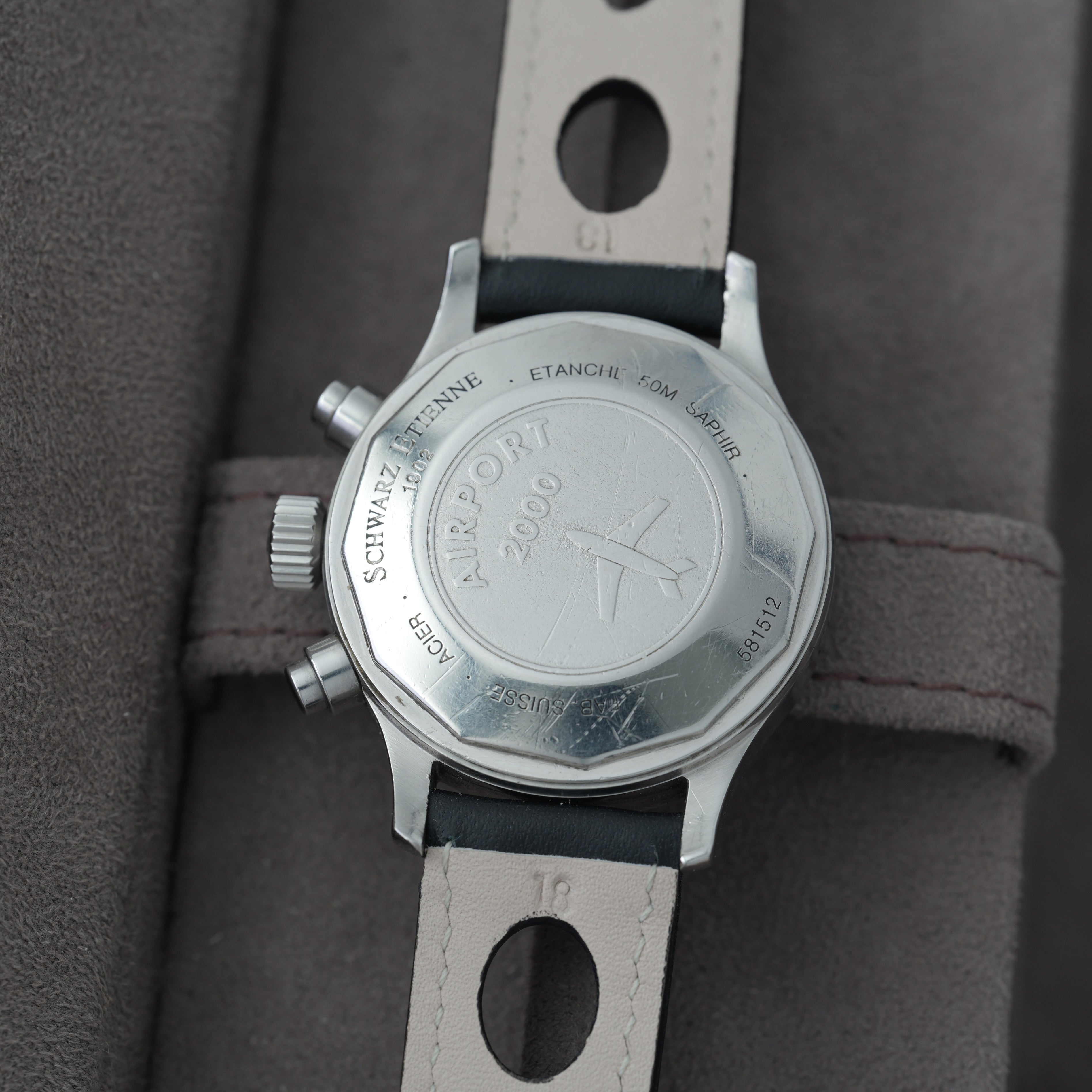 Schwarz Etienne Airport 2000 37mm Ref. 581512 Limited Edition