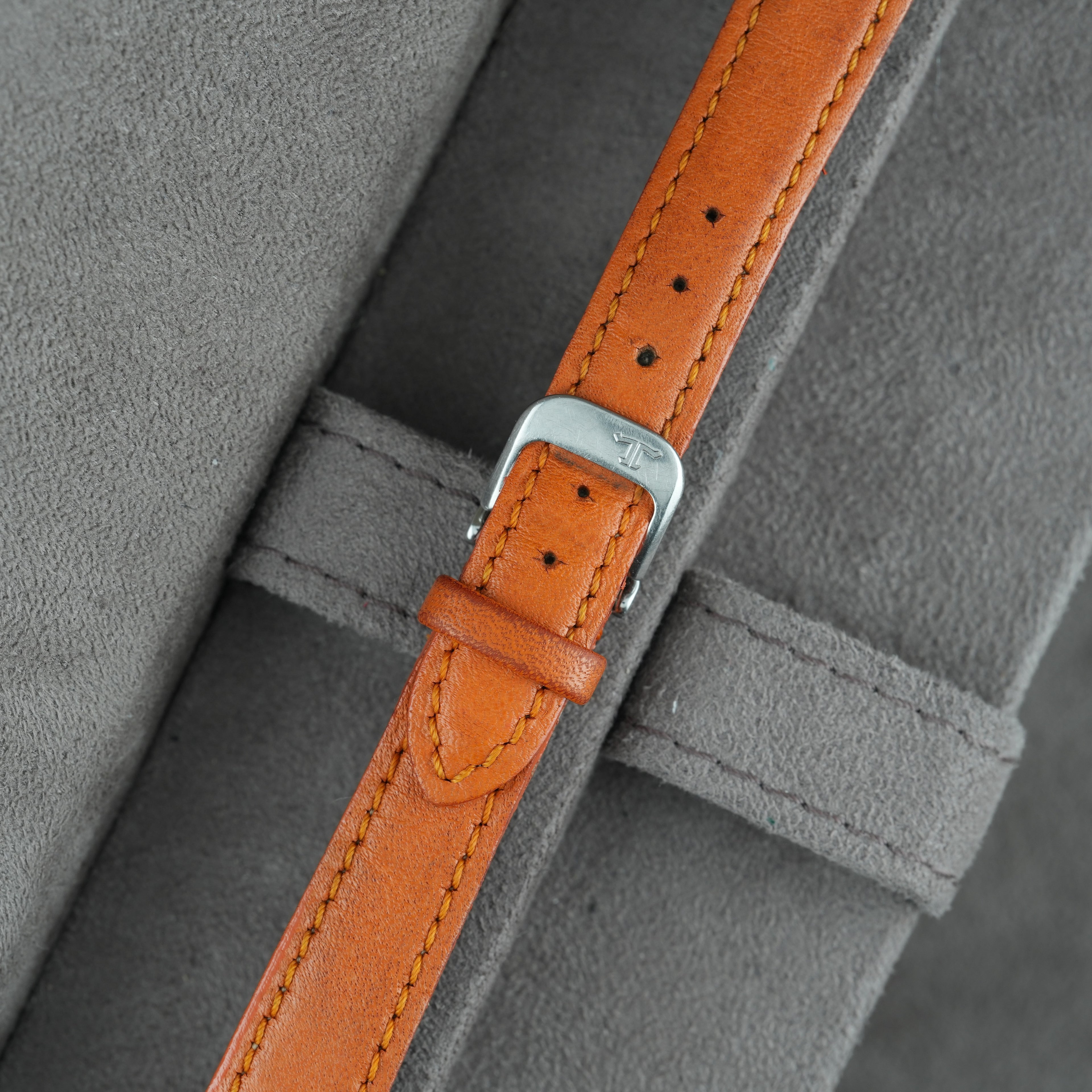 Jaeger LeColutre Armband 14mm inkl. Jaeger LeColutre Faltschließe 12mm