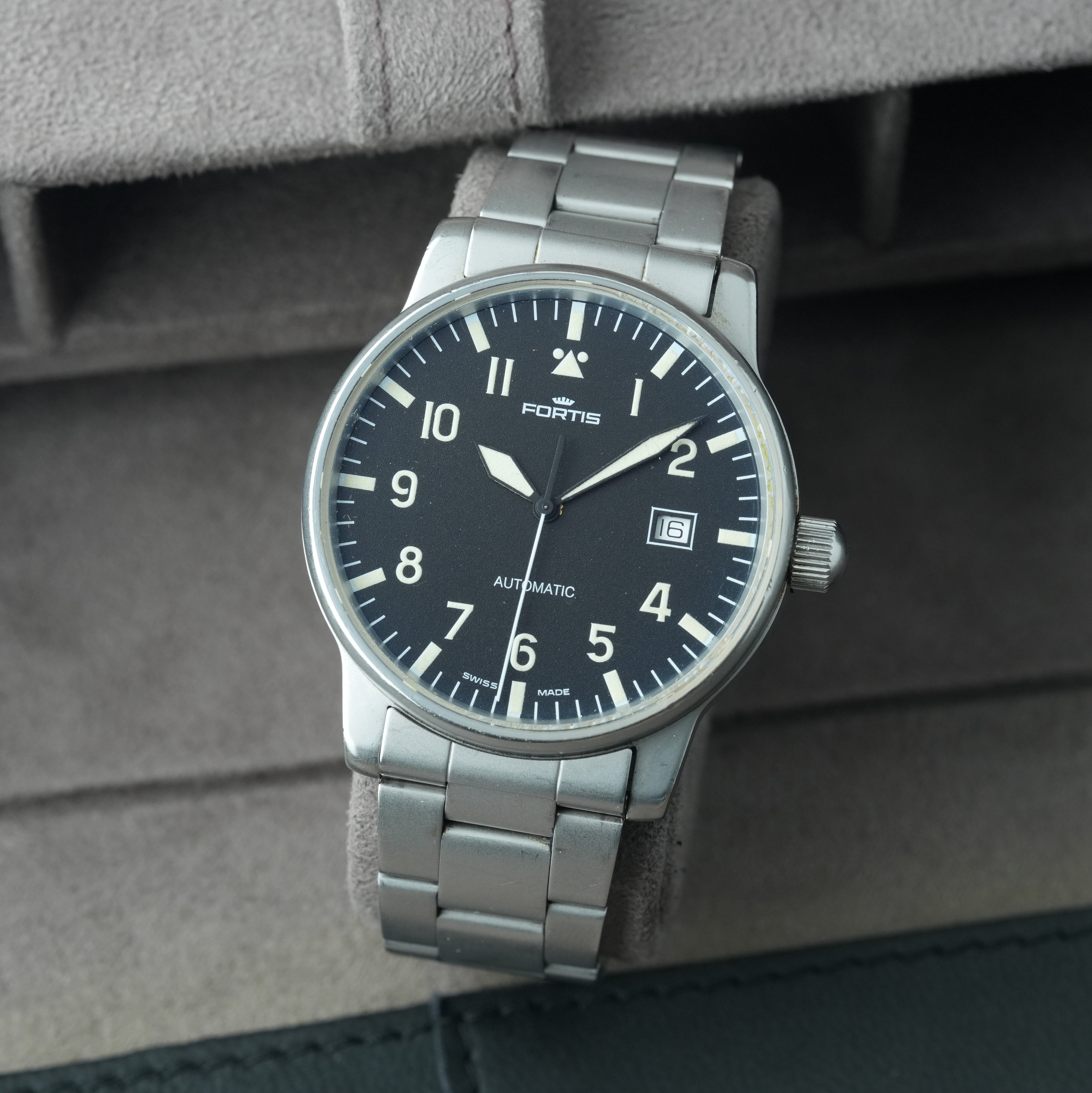Fortis Flieger Uhr Ref.595.10.46 'ETA 2824'