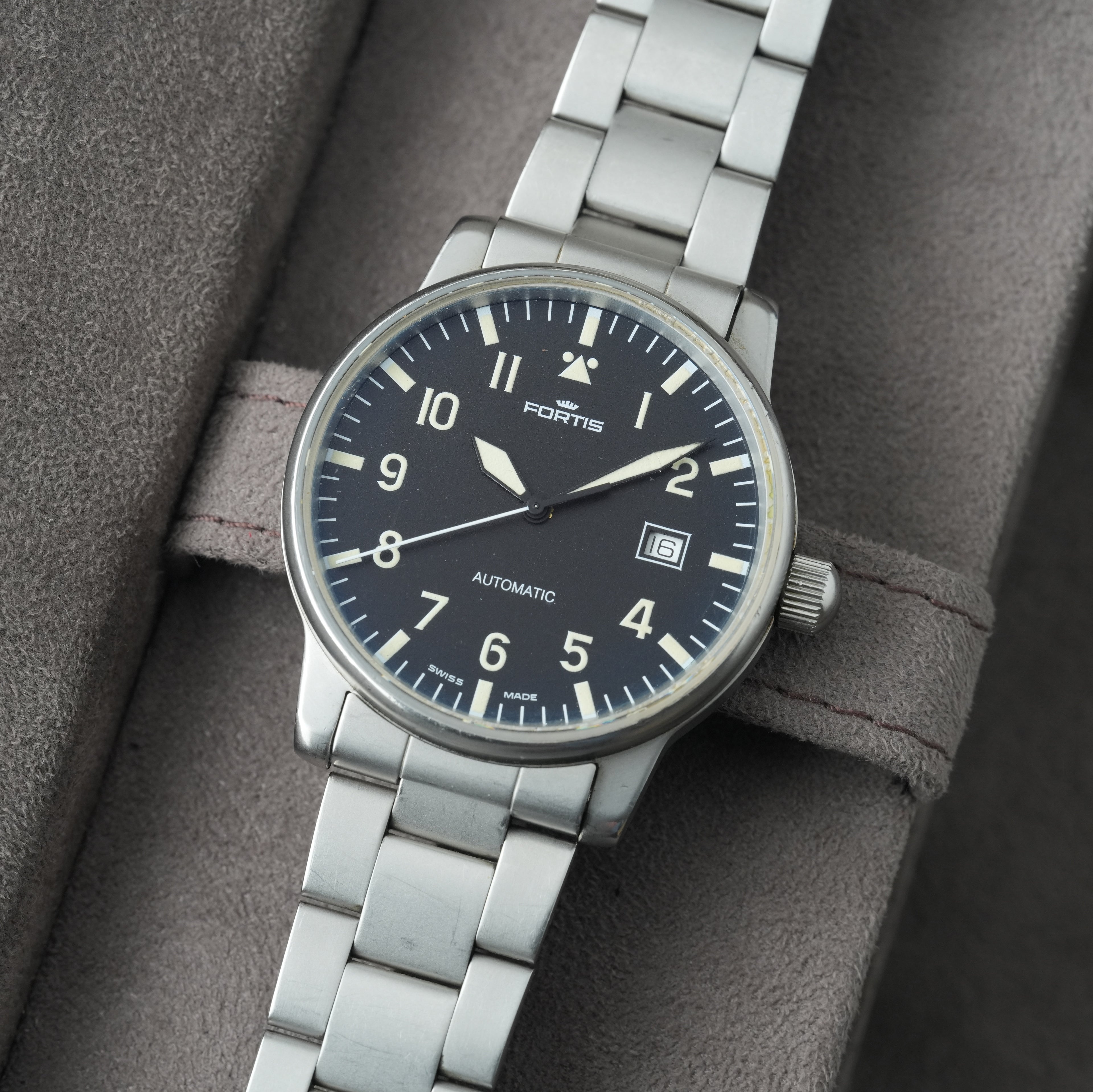 Fortis Flieger Uhr Ref.595.10.46 'ETA 2824'
