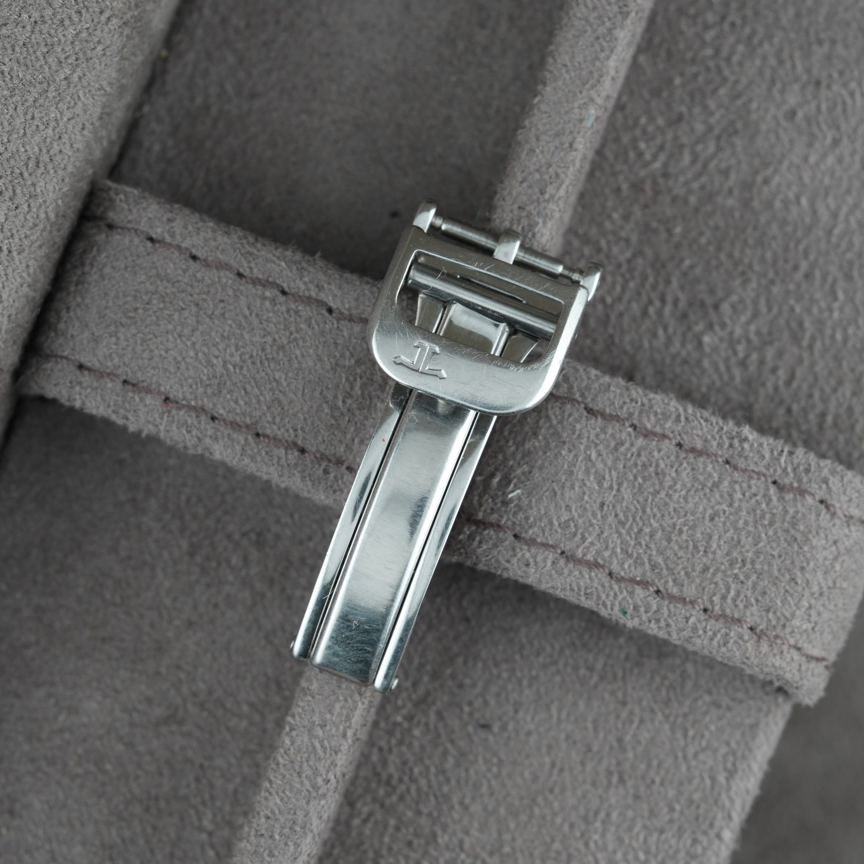 Jaeger LeColutre Armband 14mm inkl. Jaeger LeColutre Faltschließe 12mm
