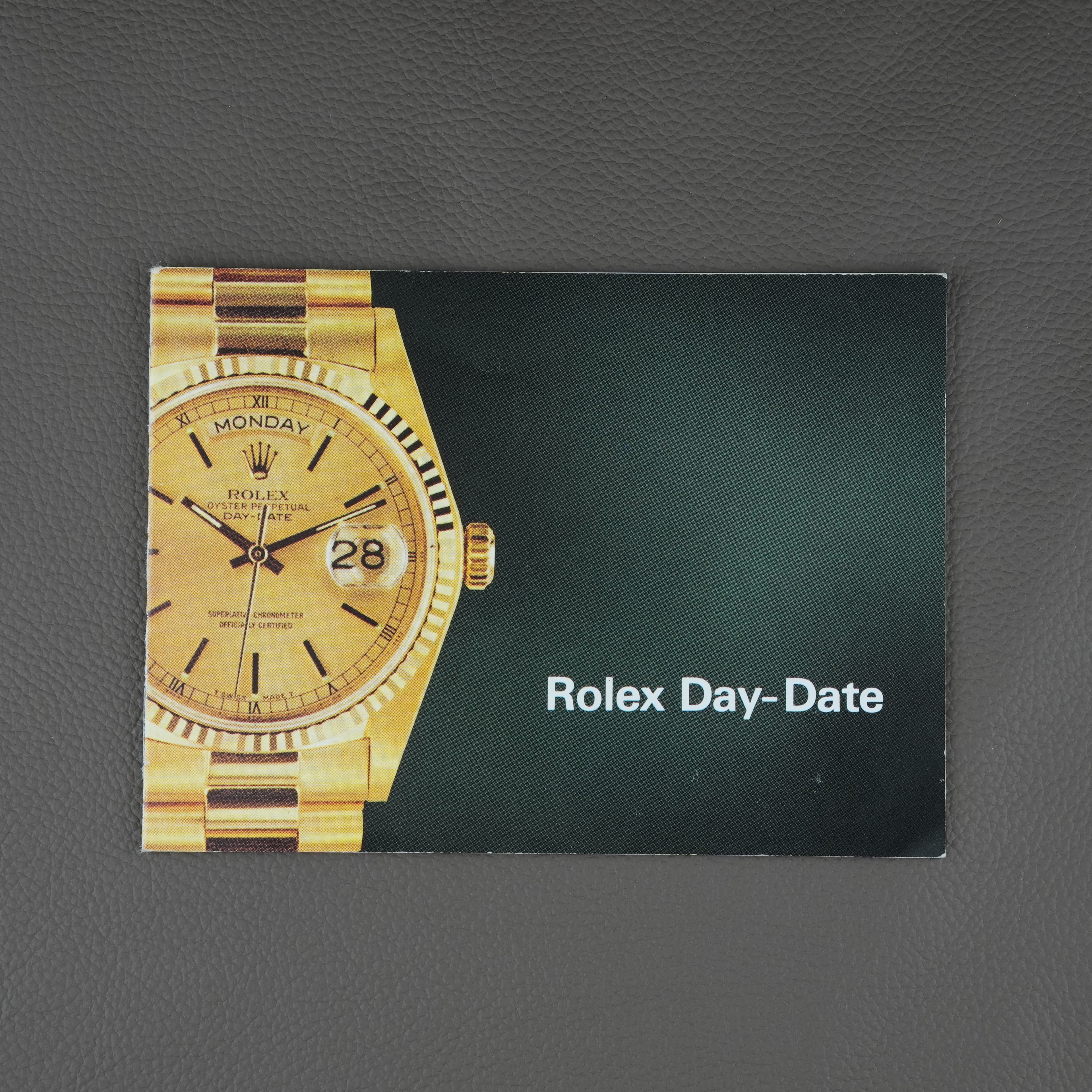 Rolex Day-Date 36mm Booklet/Manual (De. 1980er) 18039/18038/18048/18078 etc.