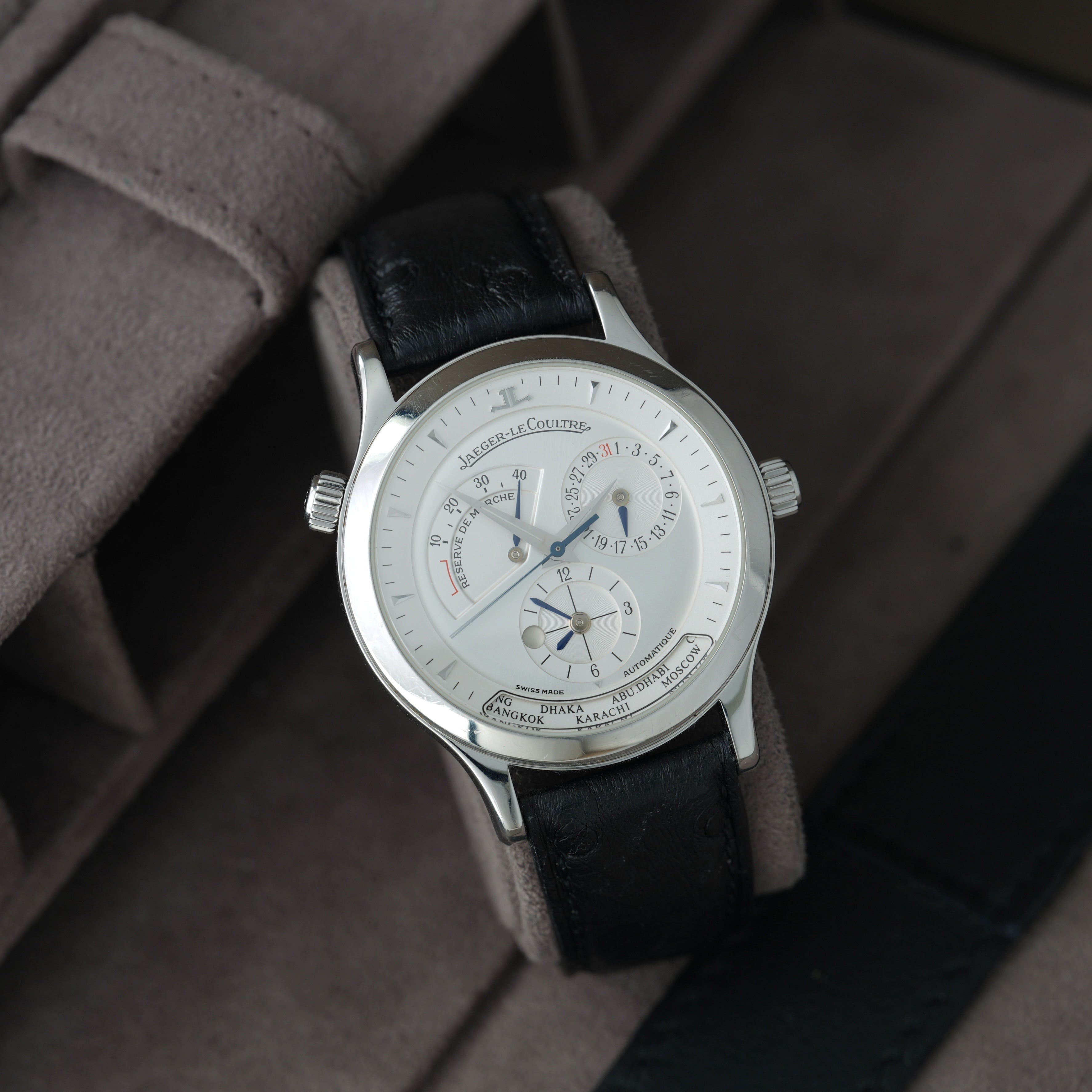 Jaeger-LeCoultre Master Geographic 38mm Ref.142.8.29 'Faltschließe'