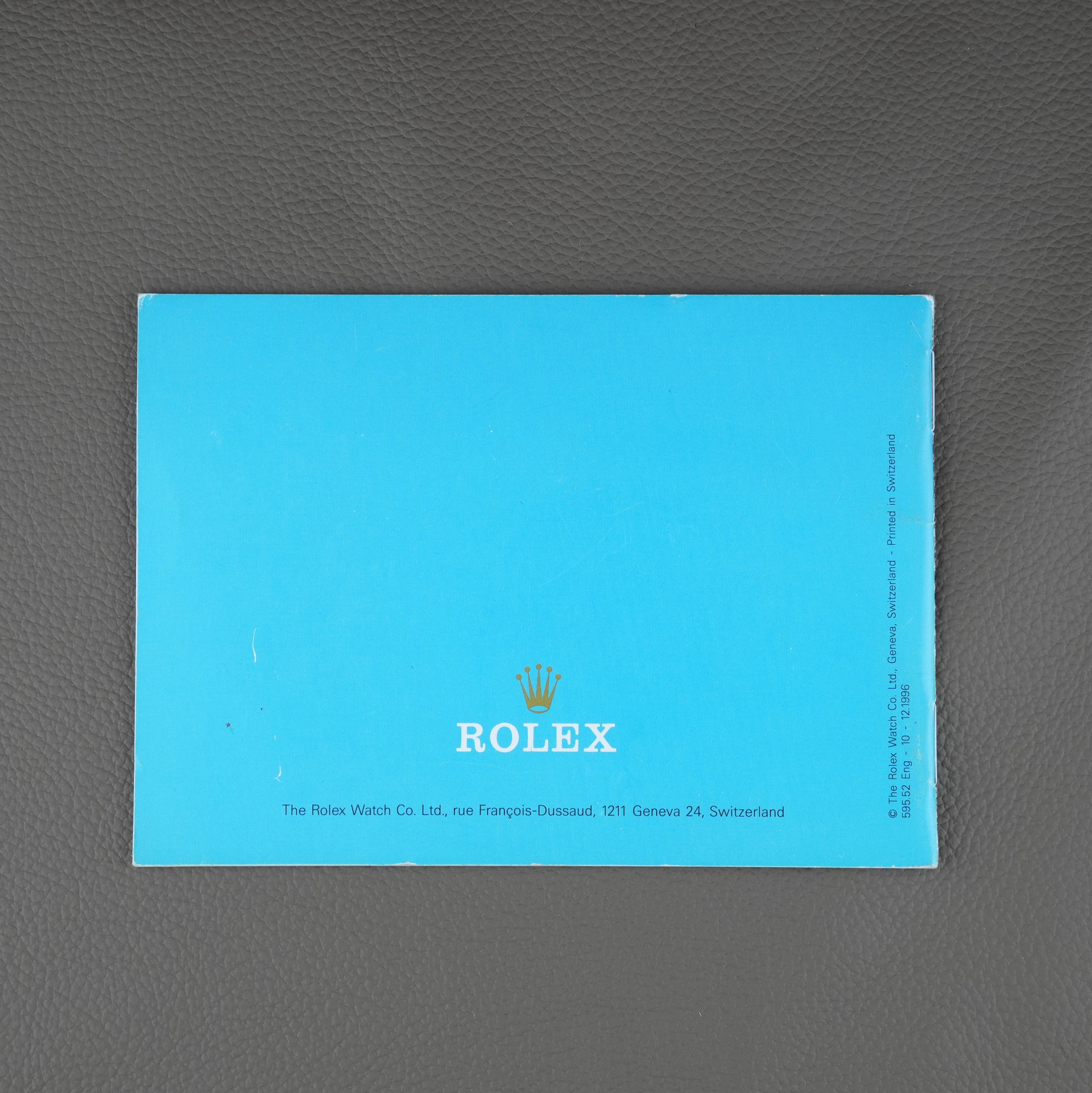 Rolex GMT-Master Booklet/Manual 90s 16700/16710/16718/16713