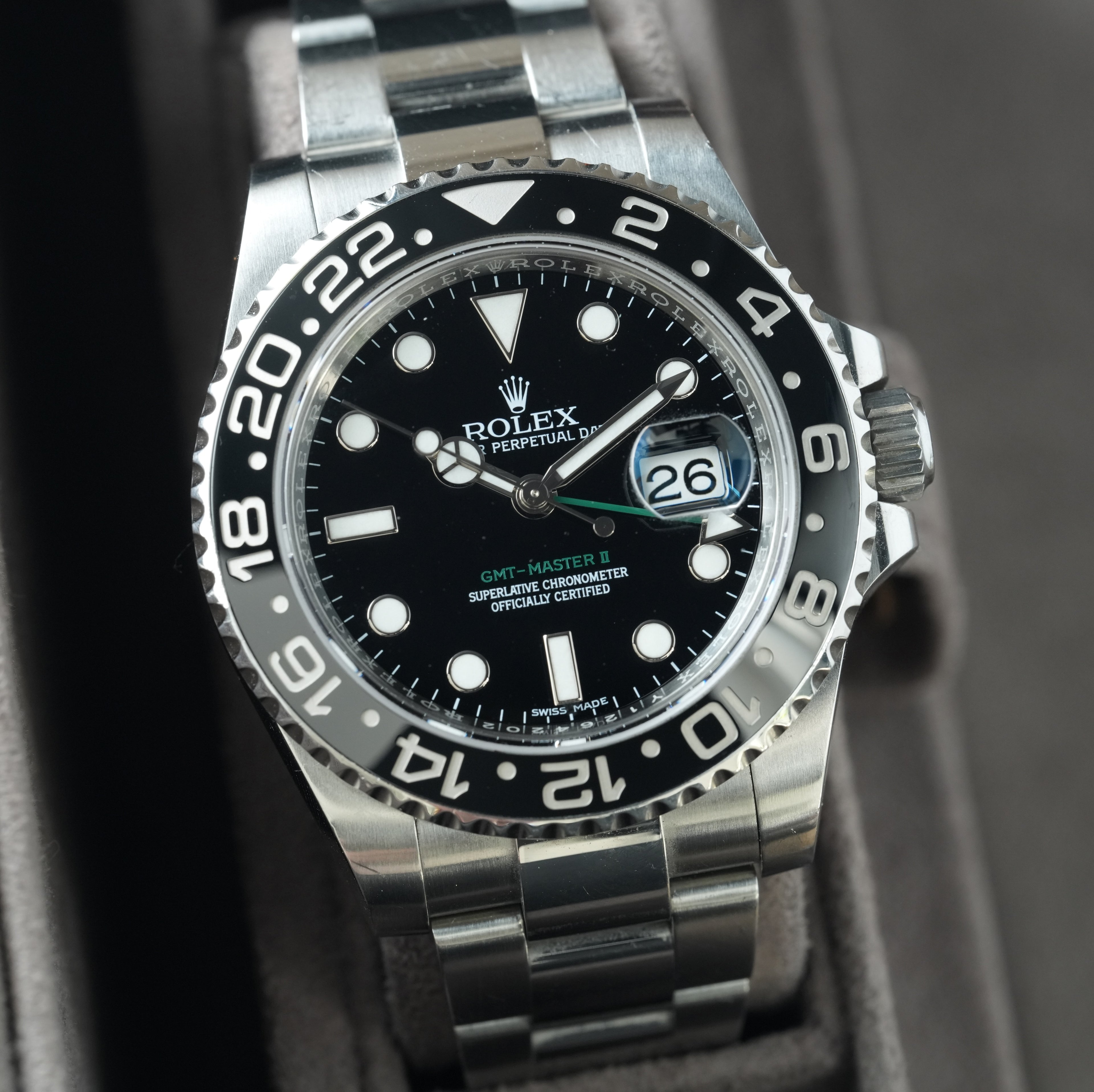 Rolex GMT-Master II Full Set Box & Papiere Ref.116710LN