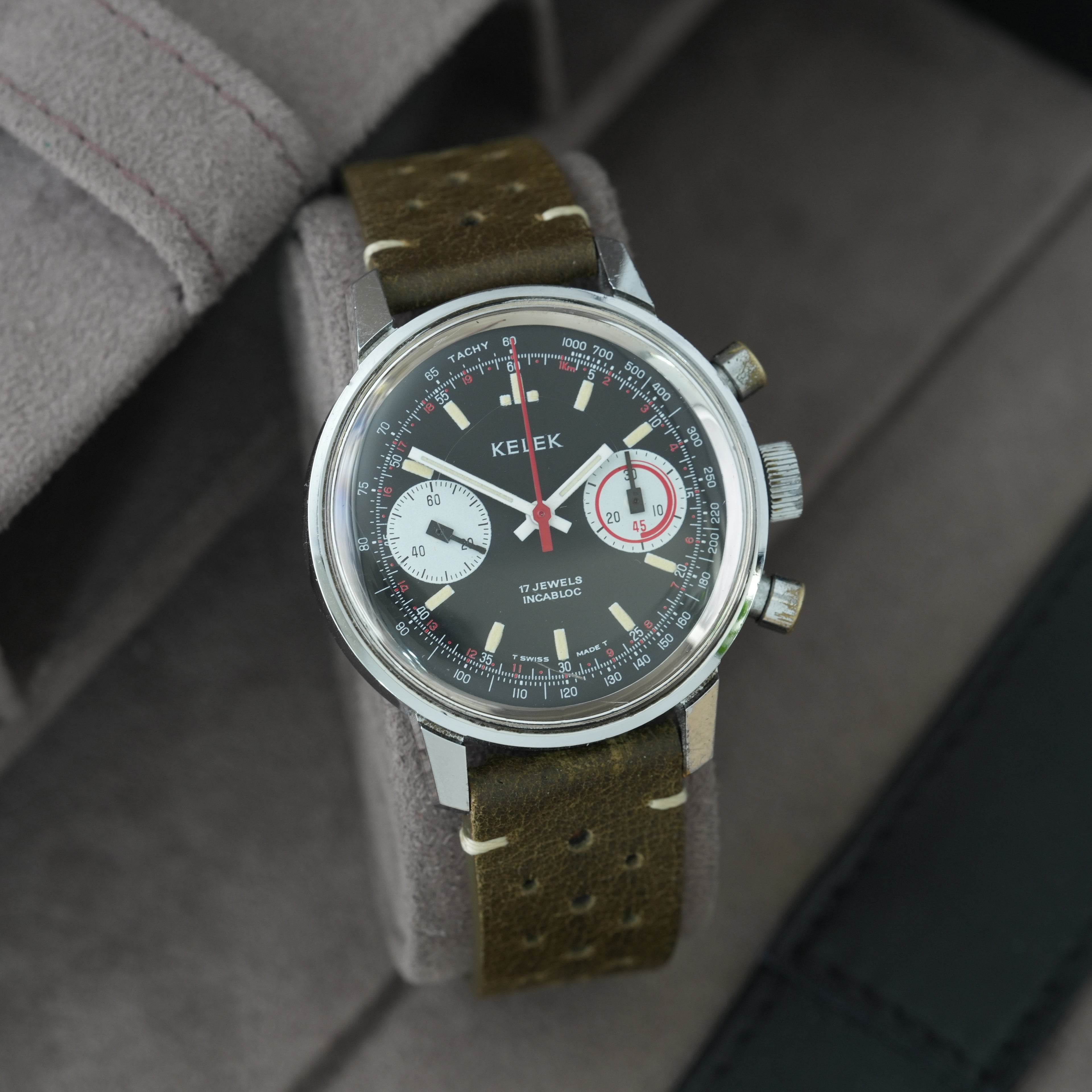 Kelek Chronograph 37mm Valjoux 7733