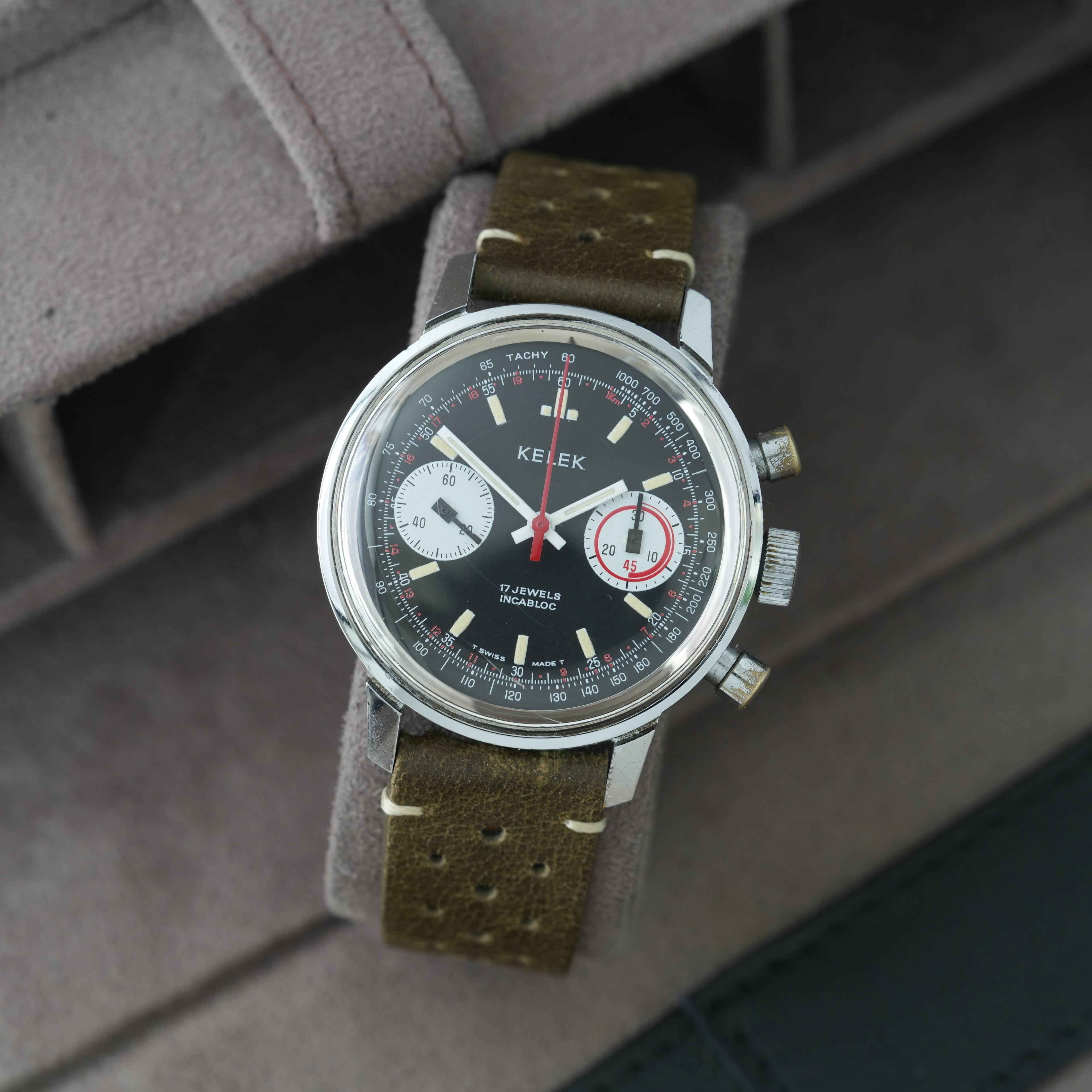 Kelek Chronograph 37mm Valjoux 7733