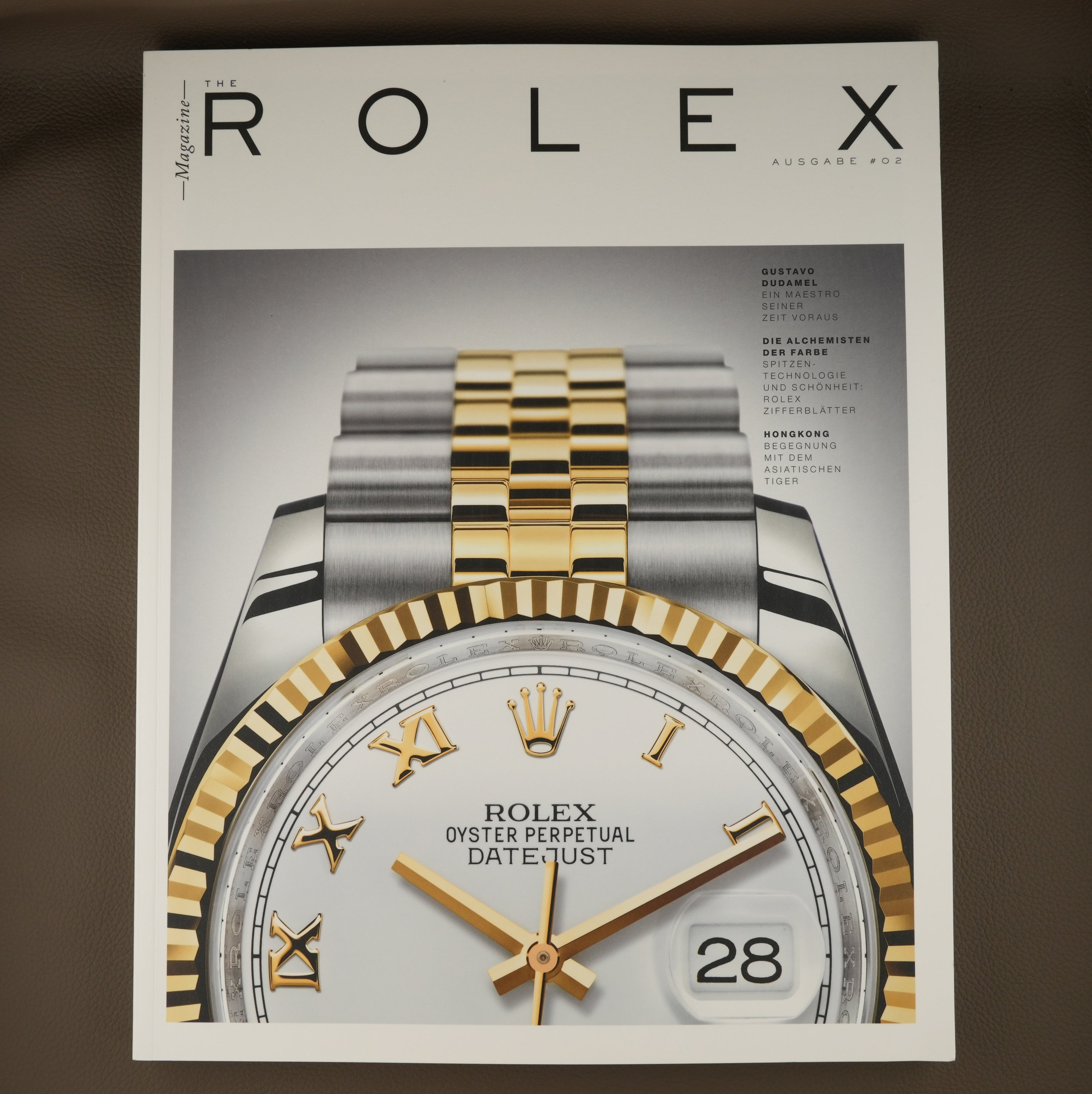Rolex Magazine Ausgabe #02 Rolex Datejust Deutsch 145 Seiten 'Tablebook'