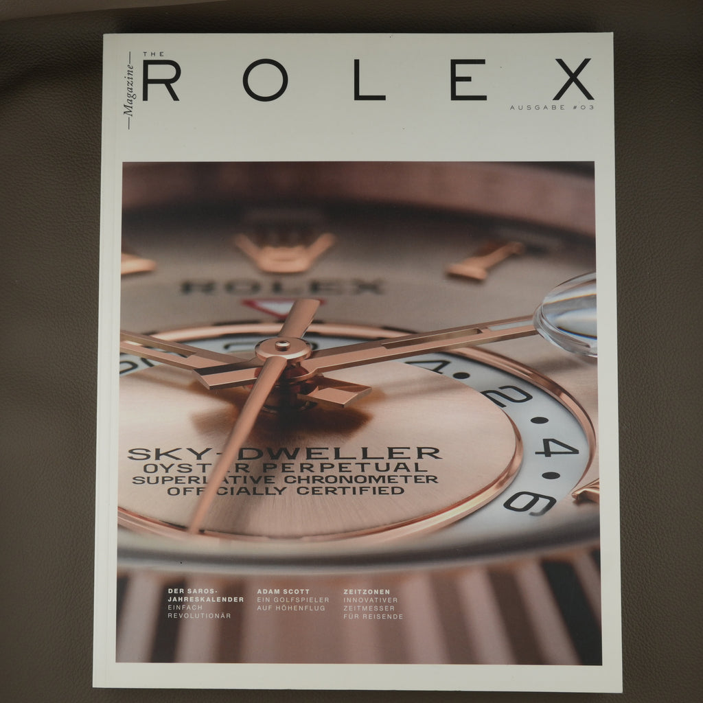 Rolex Magazine Ausgabe #03 Rolex Sky-Dweller 'Deutsch' 141 Seiten 'Tablebook'