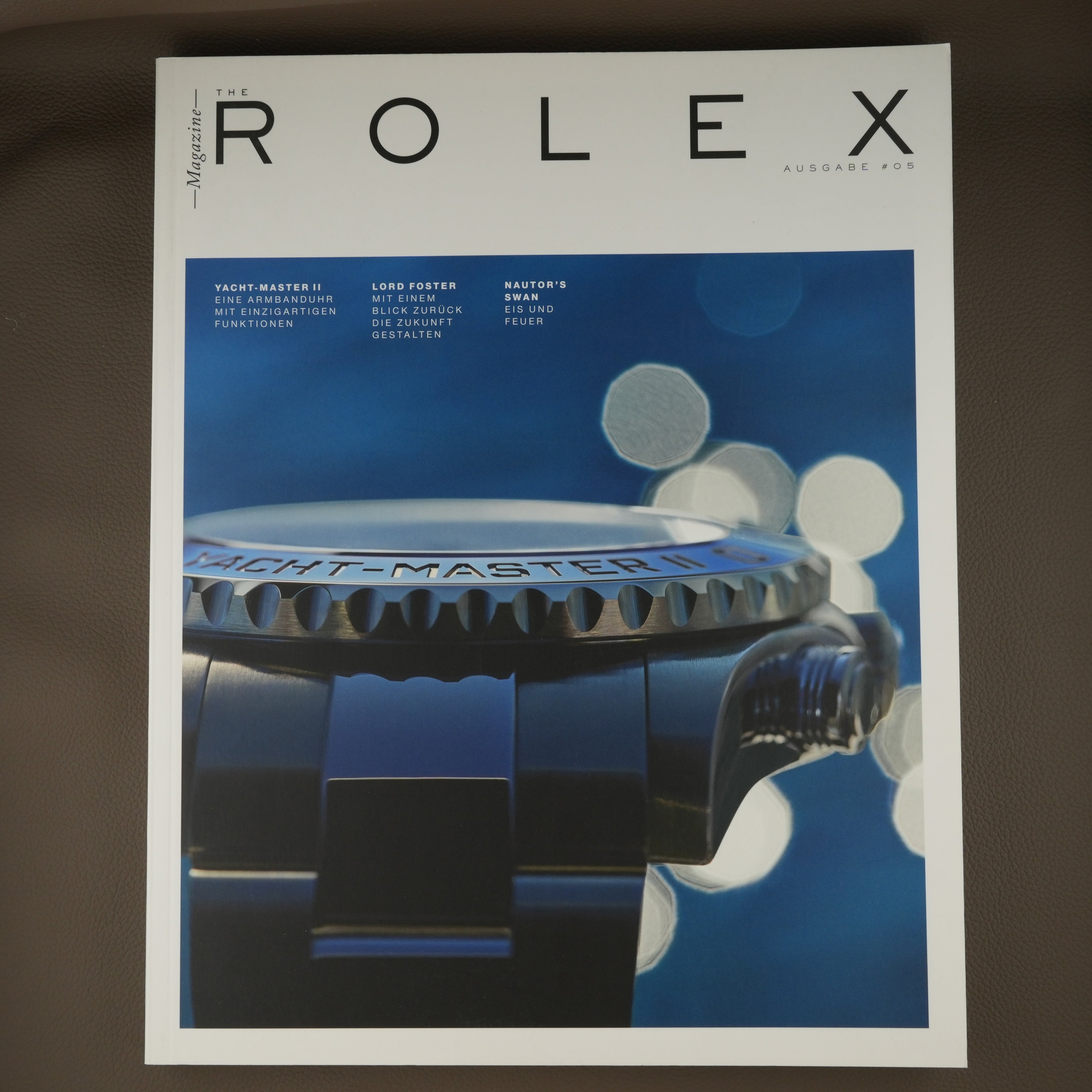 Rolex Magazine Ausgabe #05 Rolex Yachtmaster 'Deutsch' 148 Seiten 'Tablebook'