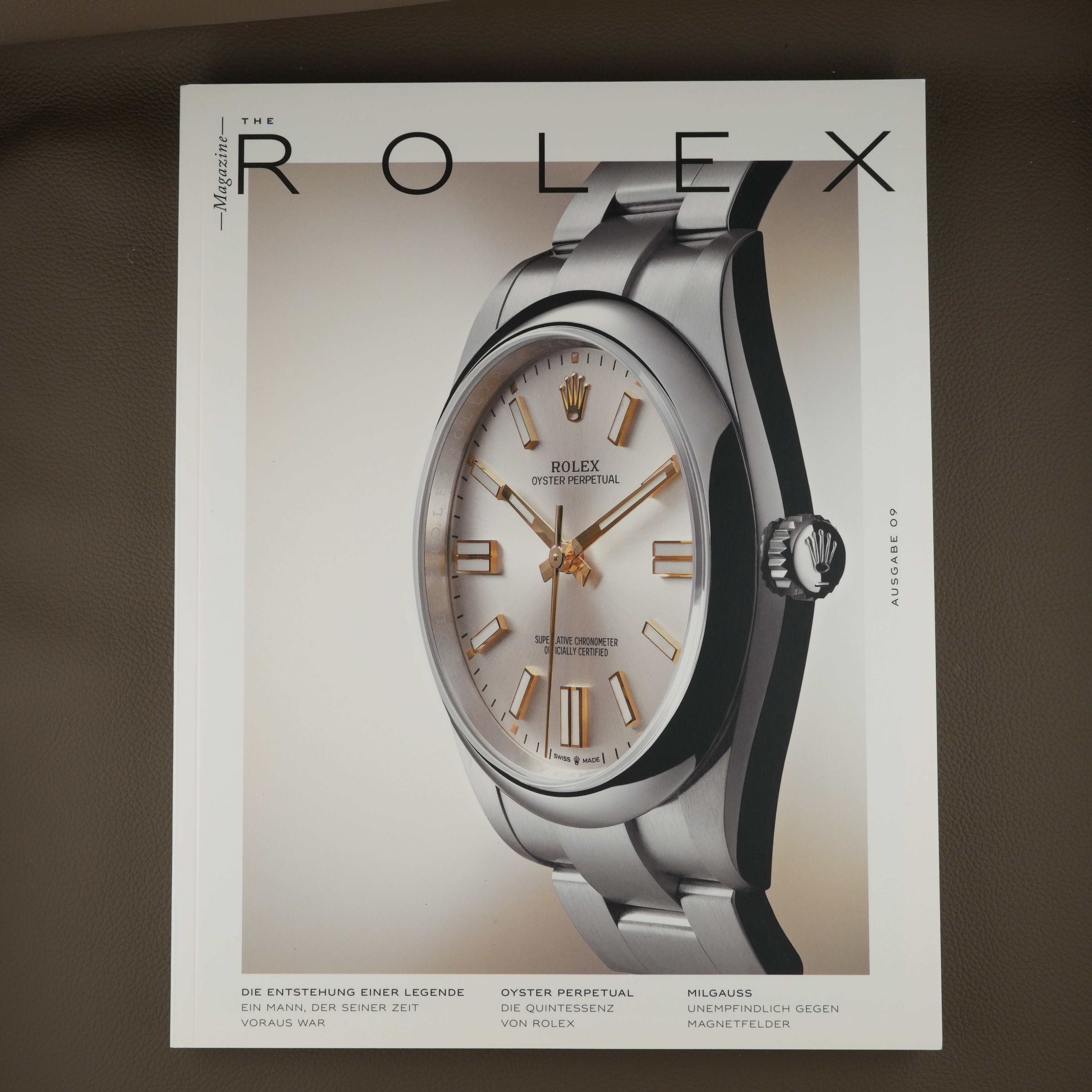 Rolex Magazine Ausgabe #09 Rolex Oyster 'Deutsch' 139 Seiten 'Tablebook'