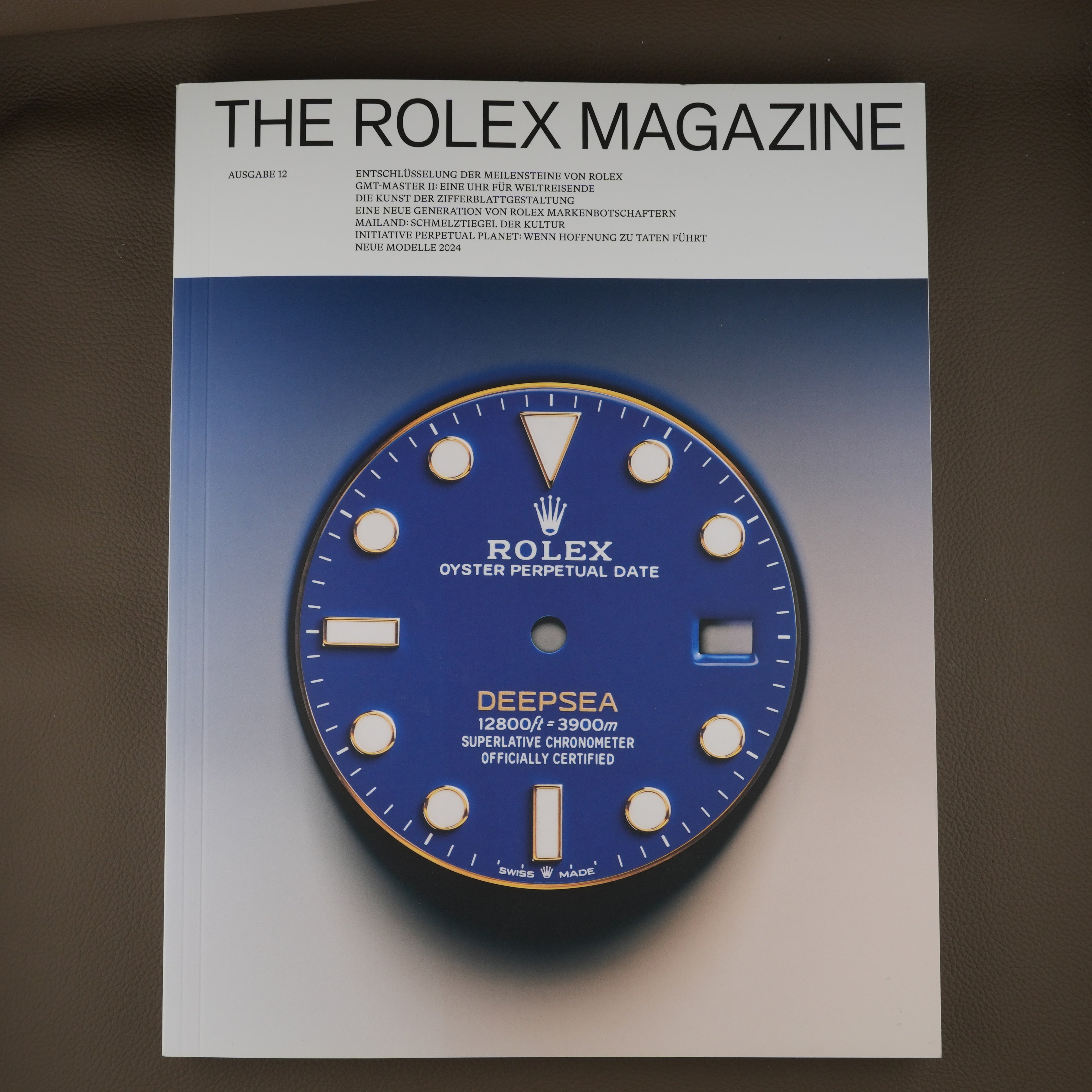 Rolex Magazine Ausgabe #12 Rolex Sea Dweller 'Deutsch' 147 Seiten 'Tablebook'