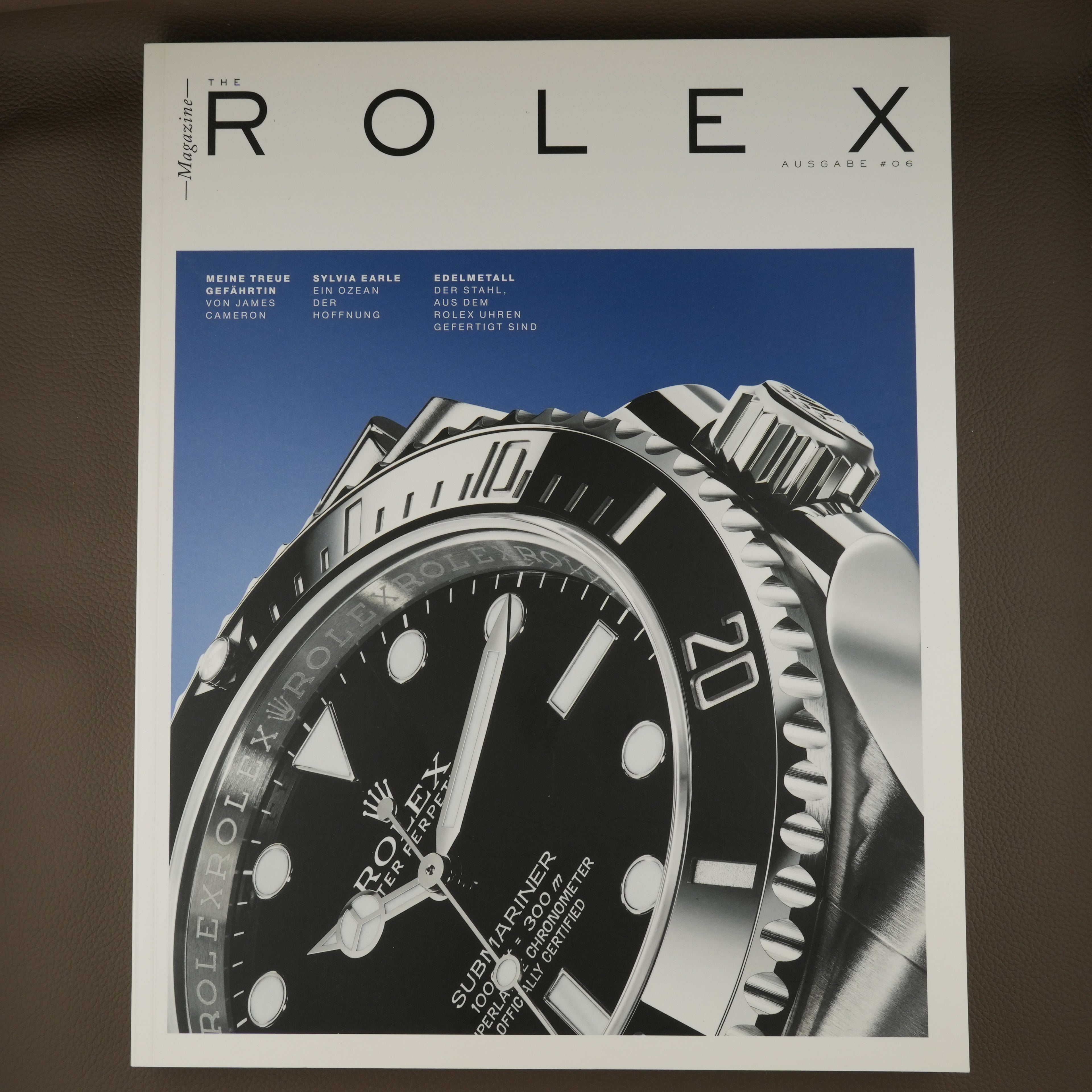 Rolex Magazine Ausgabe #06 Rolex Submariner 'Deutsch' 150 Seiten 'Tablebook'