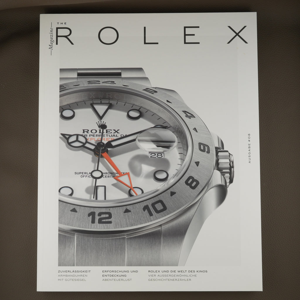 Rolex Magazine Ausgabe #08 Rolex Explorer 'Deutsch' 146 Seiten 'Tablebook'