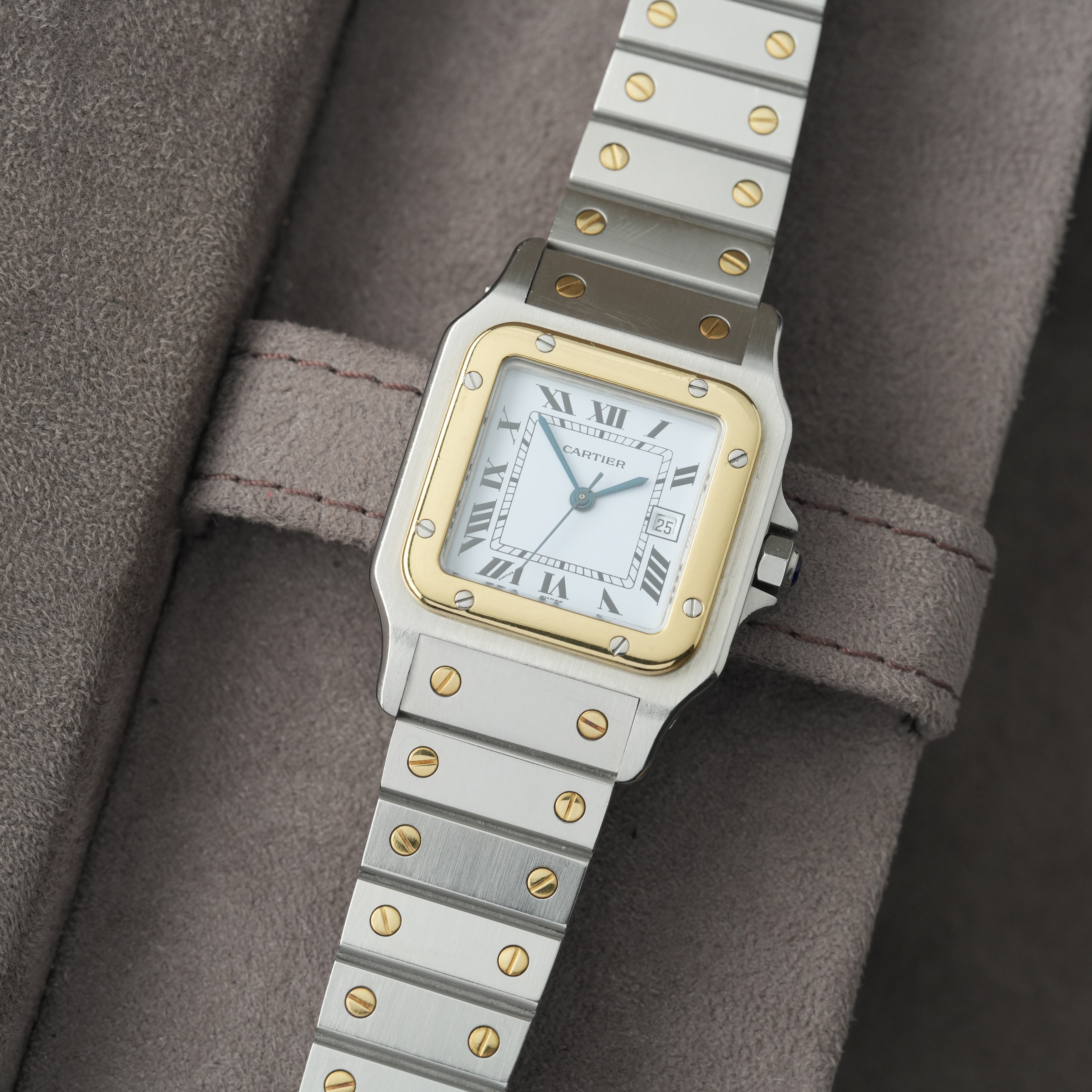 Cartier Santos Carree Ref. 2961 'unpoliert'