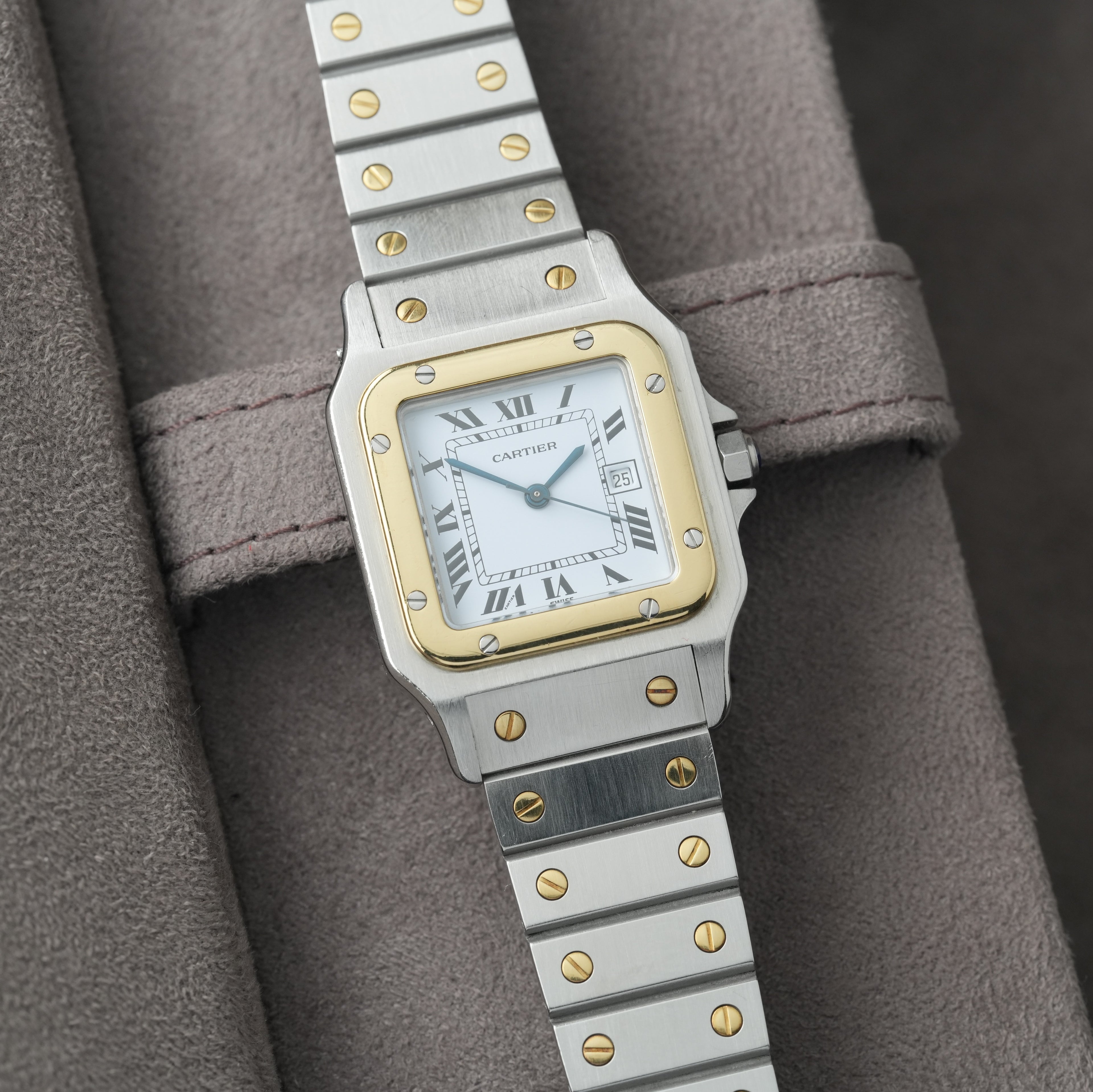 Cartier Santos Carree Ref. 2961 'unpoliert'